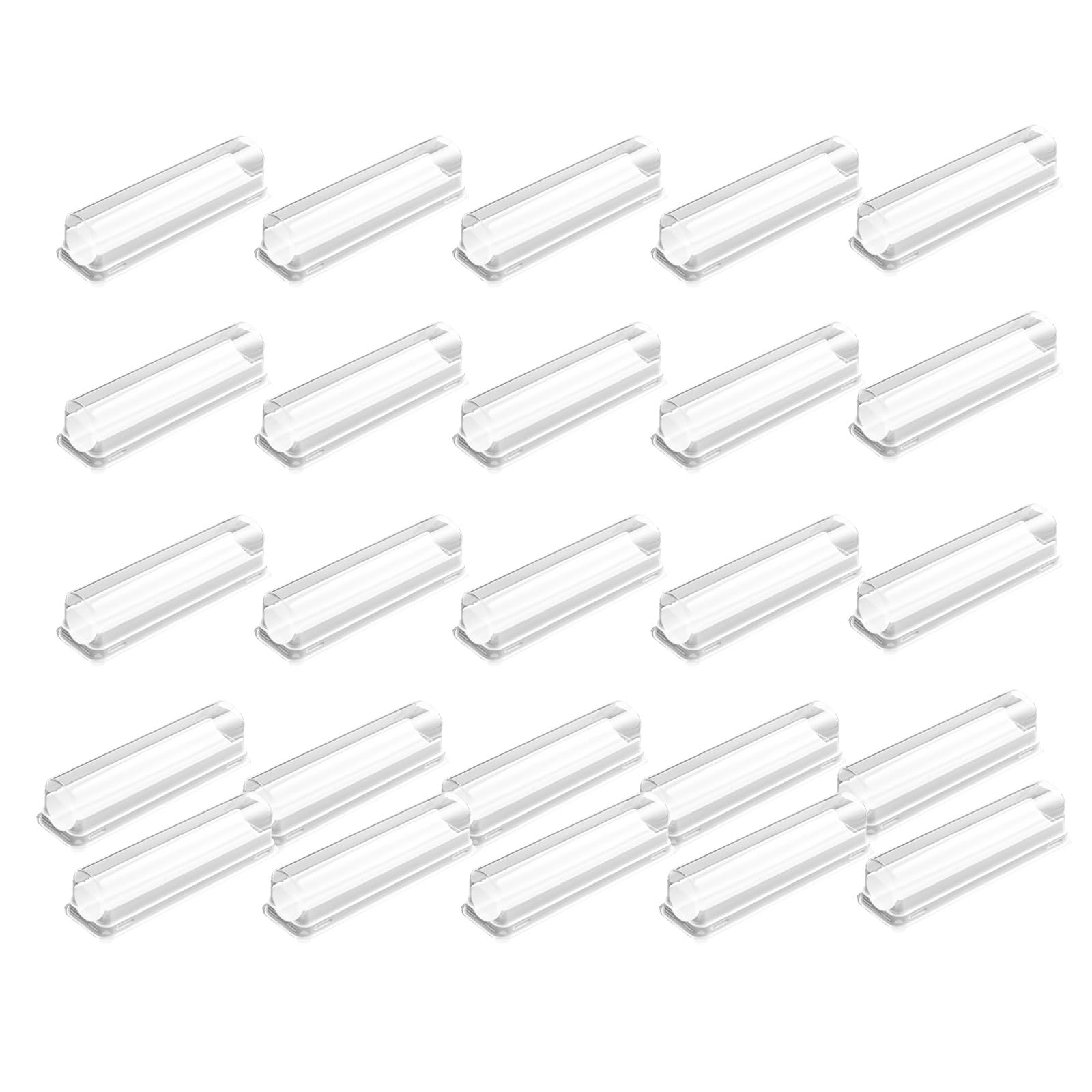 MICFENY Pack of 25 Clear Macarons Boxes Home Accessory for Pastry and Treats for Weddings Birthdays and Holidays Ornament