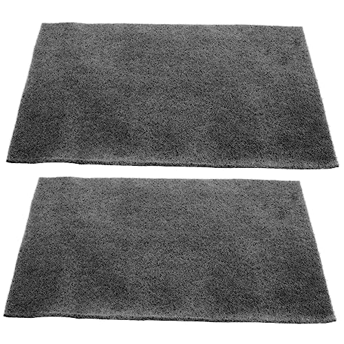 JUMPLAWN 2PCS Reptile Mat Wear-Resistant Tortoise Bedding and Convenient Snake Carpet for Lizards Geckos and Terrapins Moisture-Absorbing Terrarium Accessory