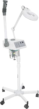 SKINACT Digital Euro Facial Steamer with Aroma Therapy + LED Magnifying Lamp