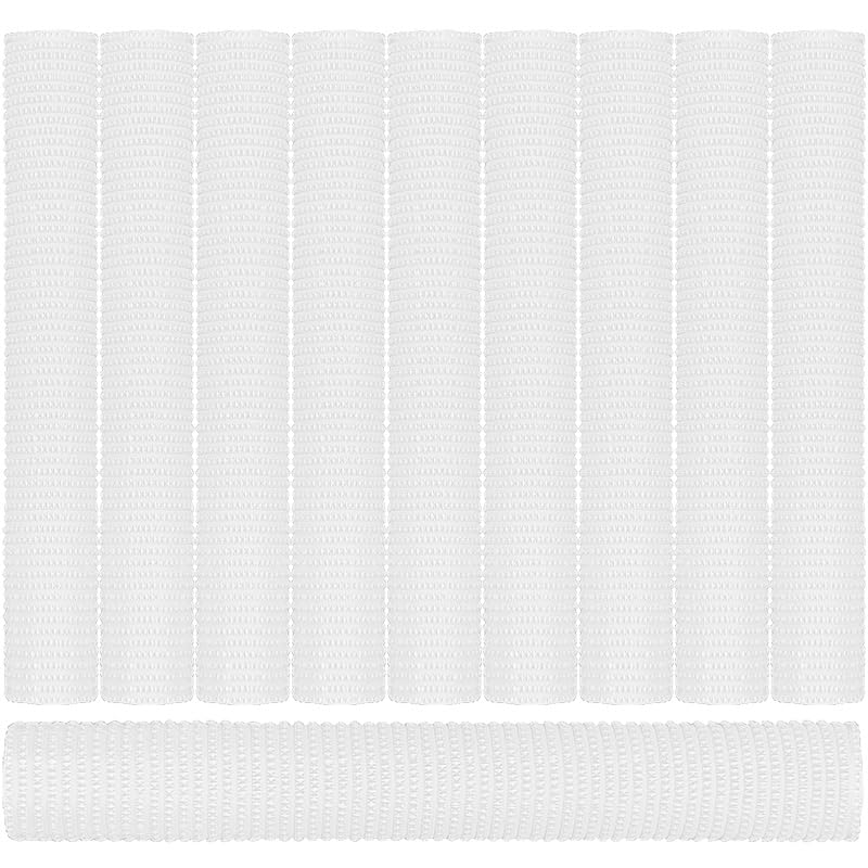 Elders Bracelet Cricket Bat Grip 10 Pack [SELECT YOUR COLOUR] (White)