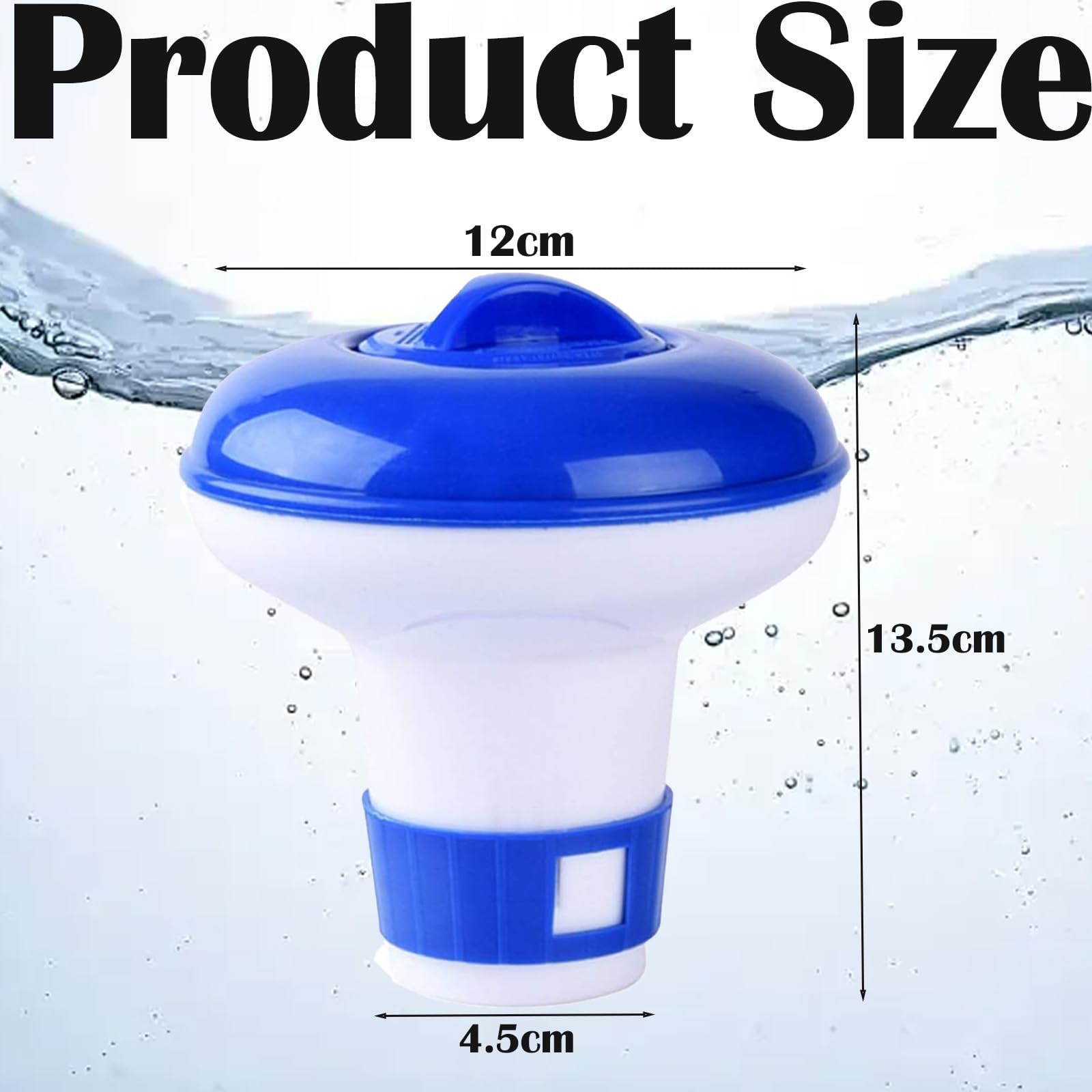 2 PCS Chlorine Dispenser, Hot Tub Accessories, Chlorine Dispenser for Hot Tub,Idea for Spa, Hot Tub &,Fountain, Inflatable & Above-Ground Pools, Hot Tub Floating Dispense - Image 2