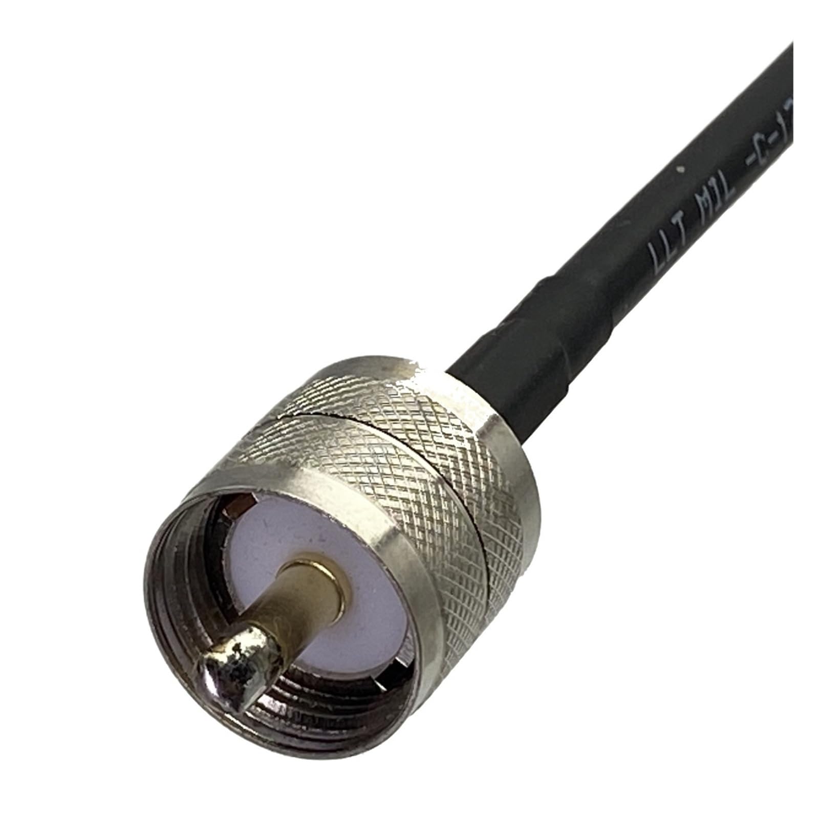1 Pz RG58 UHF PL259 Spina Maschio A BNC Connettore Ad Angolo Retto RF Coassiale Jumper Cavo A Treccia for Antenna Radio 6 pollici ~ 40 M(20M)
