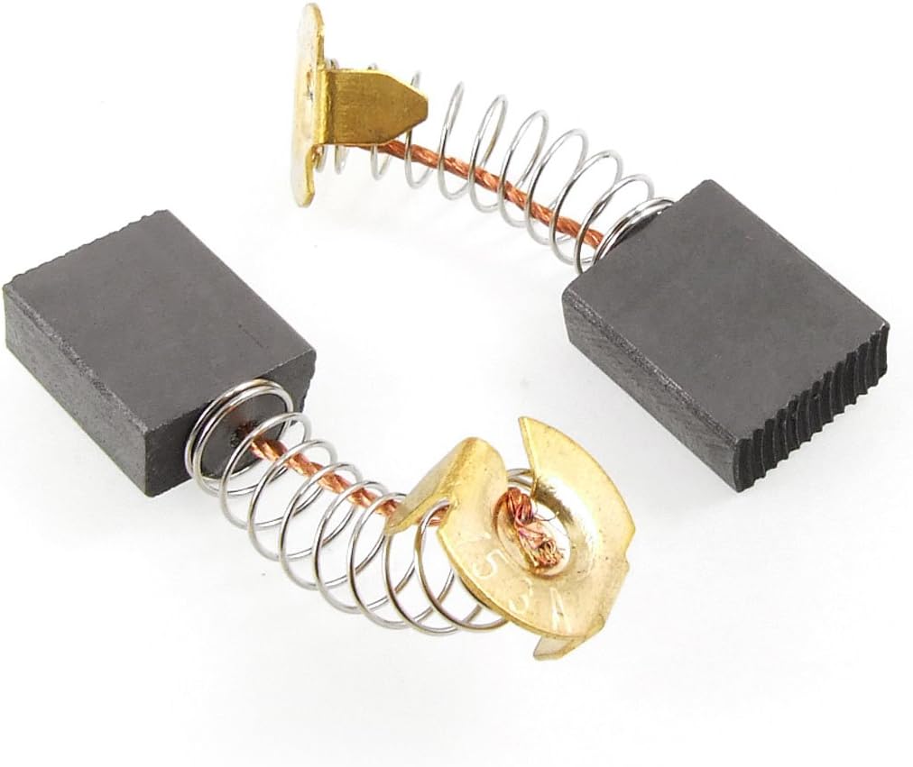 Uxcell Electric Motor Carbon Brushes, 43/64 x 1/2 x 15/64 inch, 2 Pcs