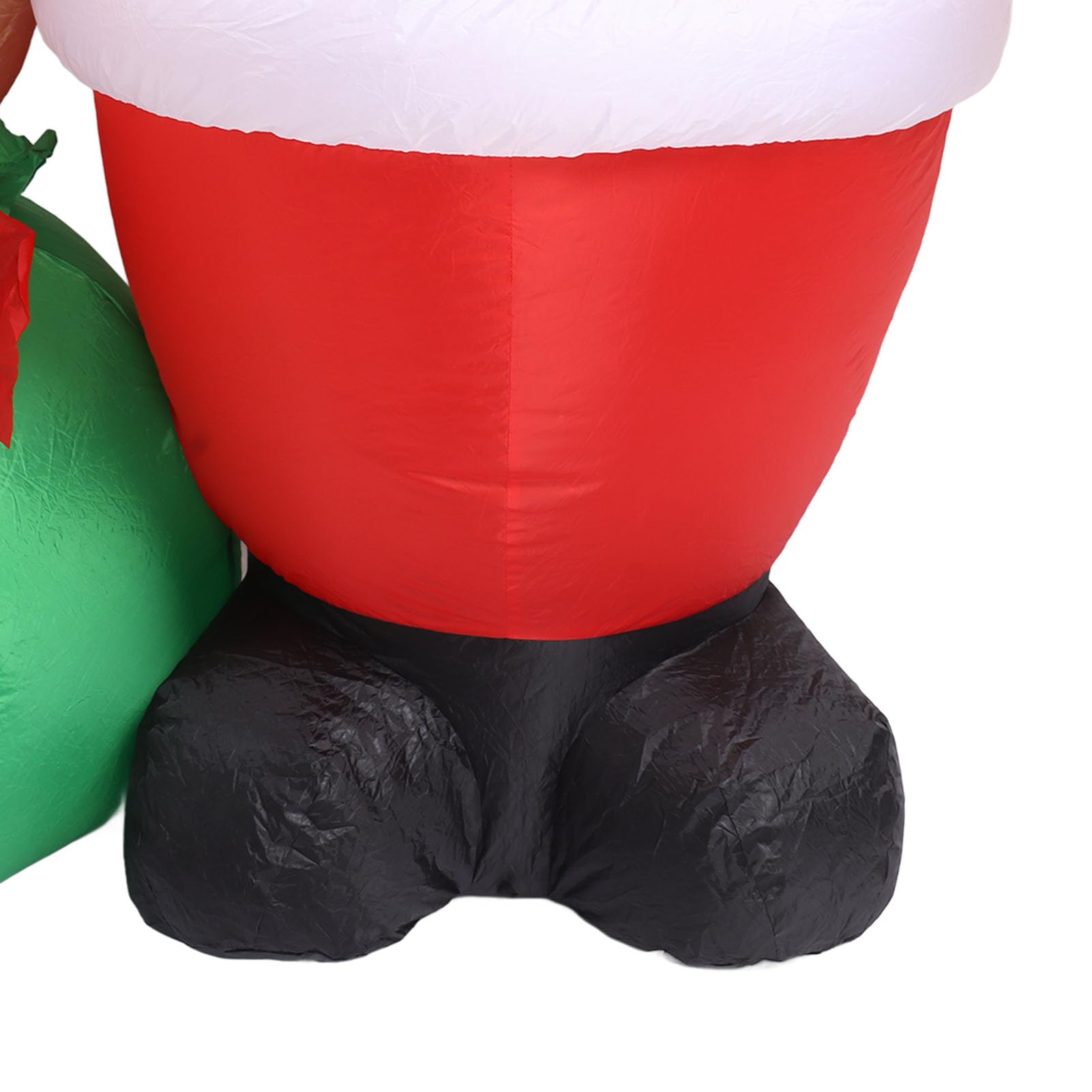 Père Noël Gonflable de Noël de 6,2 Pieds avec Lumière LED, Décorations de Cour étanches IP44 pour Festival en Plein Air (Prise UE 220-240V)