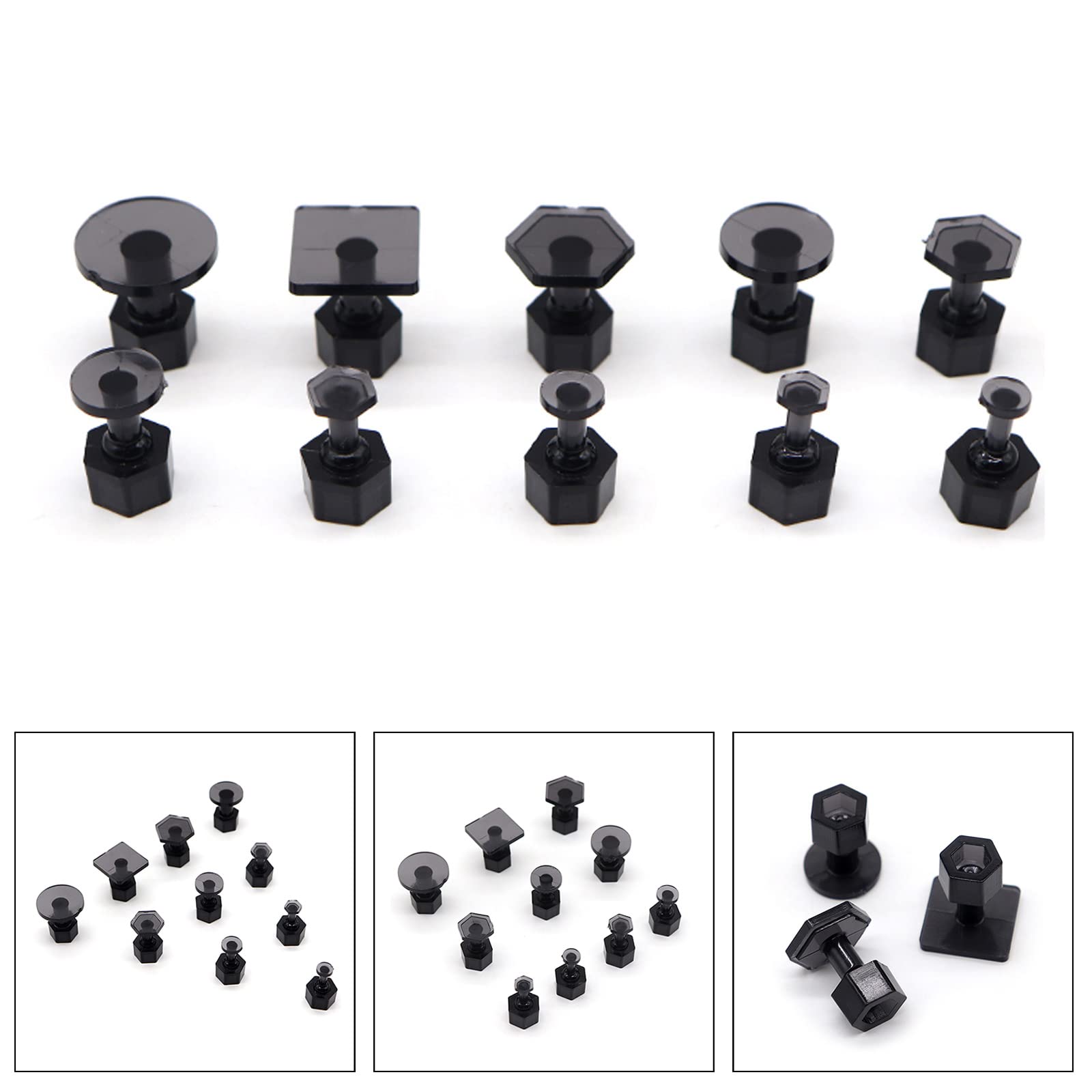 Car Body Tabs Dent Lifter Repair Puller for Auto Minor-Dent Door Dings Hail-Pit Damage Traceless-Removal Repair Washer Professional Auto Repair Tool Aluminum-Alloy Car Dent Repair Tools