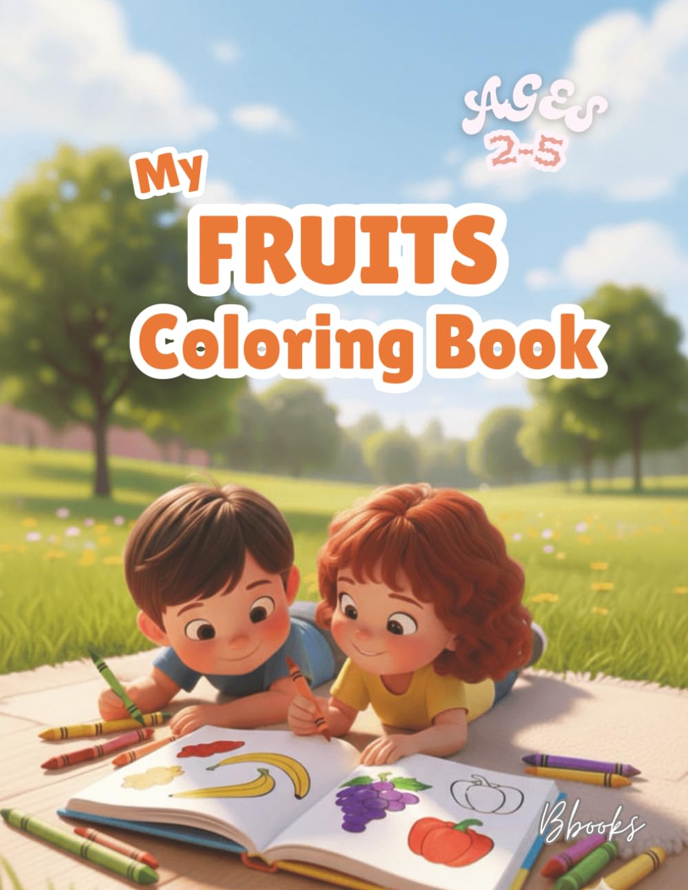 Fruits Coloring Book for Kids: A Fun and Educational Fruits Coloring Book to Inspire Creativity, Learning, and Color Recognition