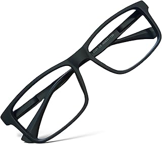 Armação de Óculos Retangular Clássico Unissex Zentto - Preto