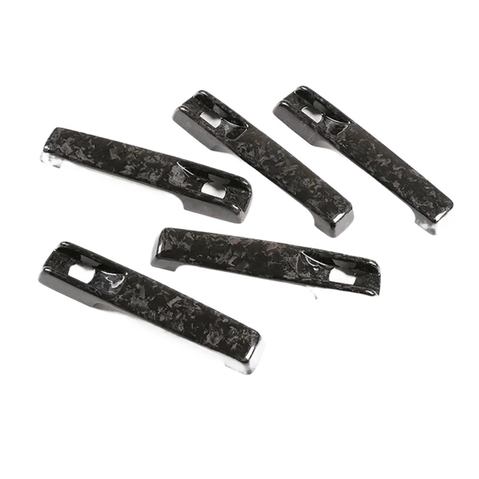 HETEVSCCK Real Carbon Fiber Exterior Door Handle Trim Protection Cover for G Class W463 W464 G65 G55 G63 G500 G550 2019-2022(Style C)