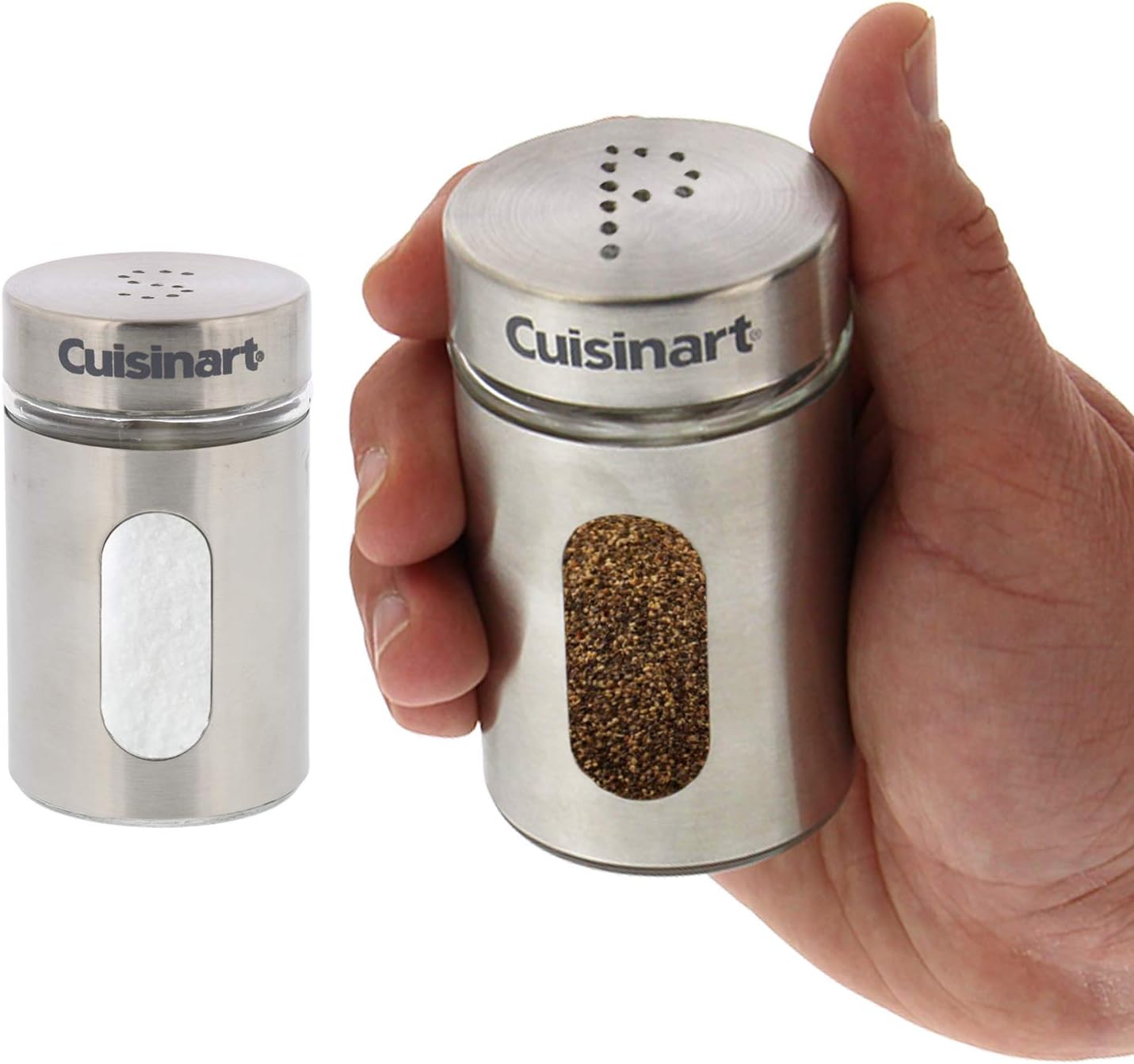 Cuisinart Salt and Pepper Shakers Set, 2.8 ounces Easy to