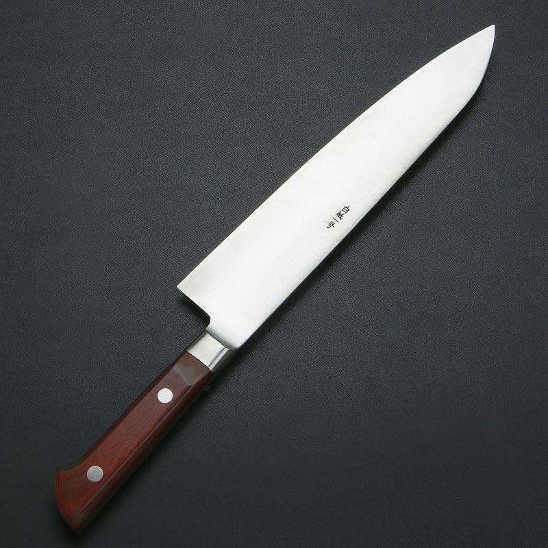 Amazon | 関東 牛刀 包丁 下総国光月作 240mm 『総手造り』 白紙