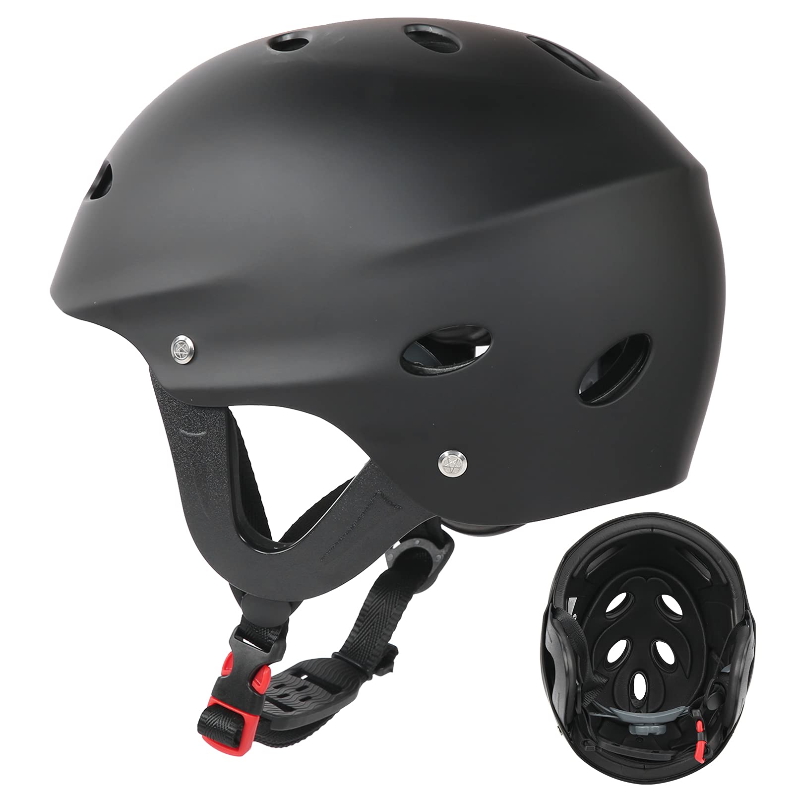 Casco sport acquatici adulti ABS Eva regolabile 11 prese d'aria ultraleggero