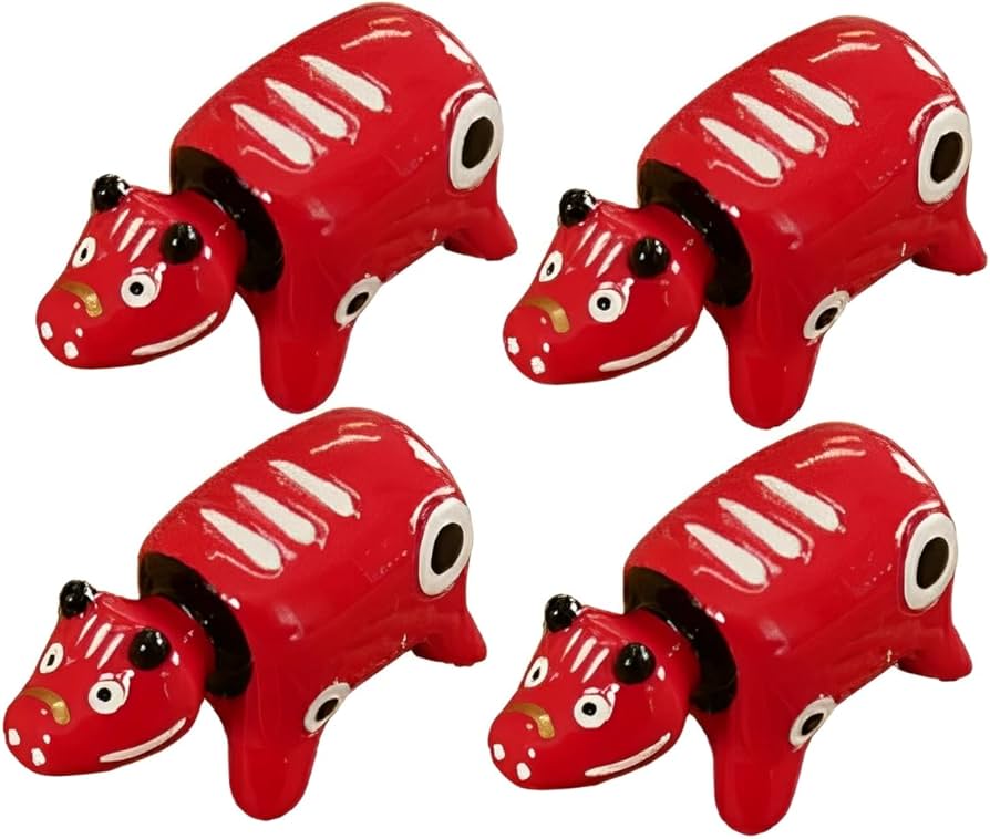 Amazon.co.jp: 赤ベコ箸置き(赤色) 4個セット ≪民芸品≫ 赤べこ Amazon.co.jp: 赤ベコ箸置き(赤色) 4個セット ≪民芸品≫ 赤べこ