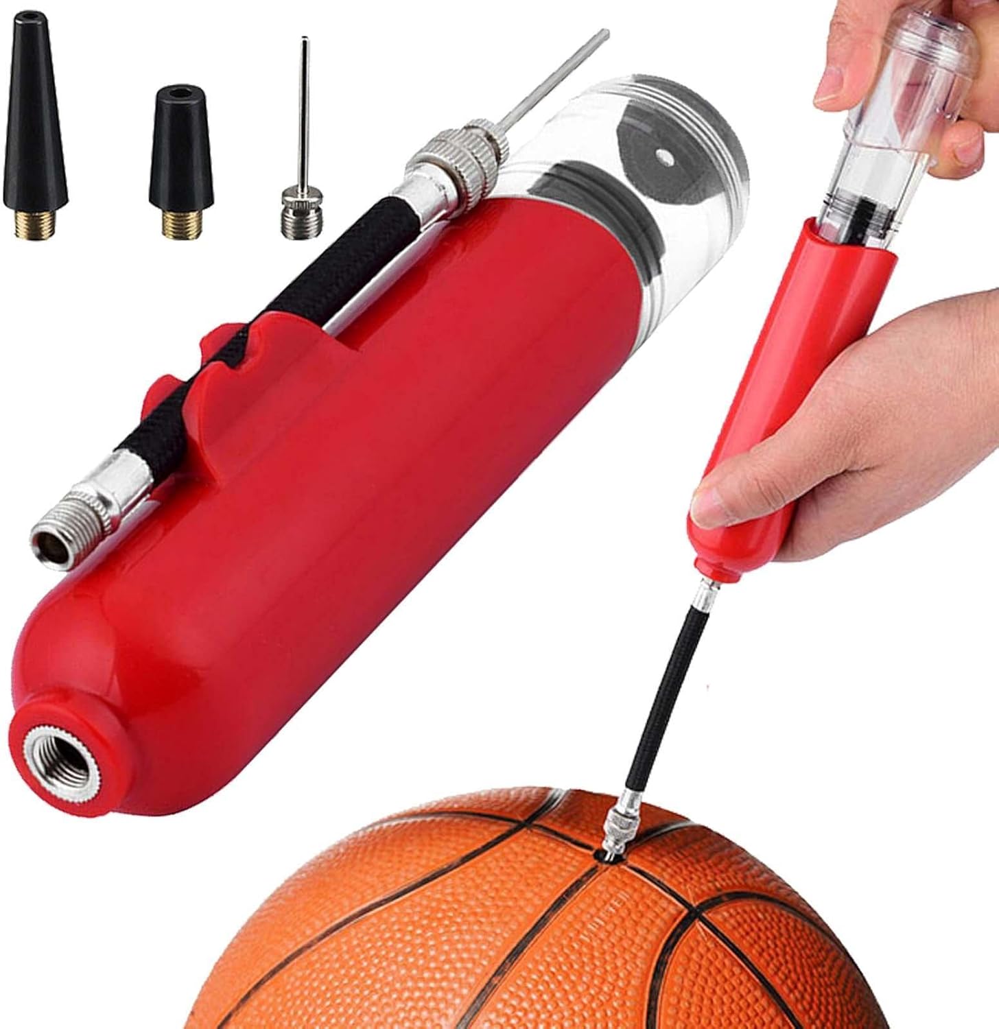 Fly Free 3 Pcs Air Pump for Balls, Portable Hand Air Pump, Dual Action