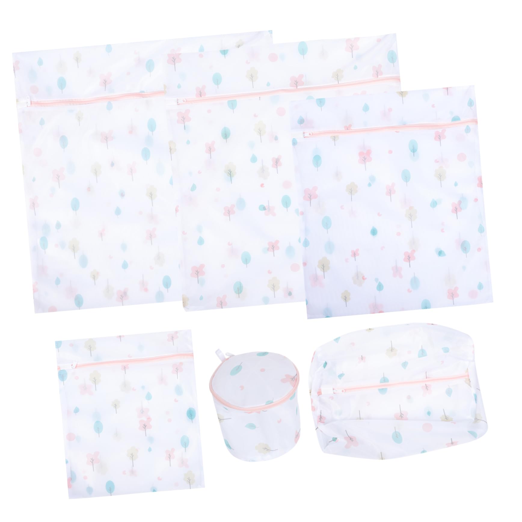 Bolsa de lavado de malla para ropa delicada, pack de 7 organizadores con cierre para lavadoras