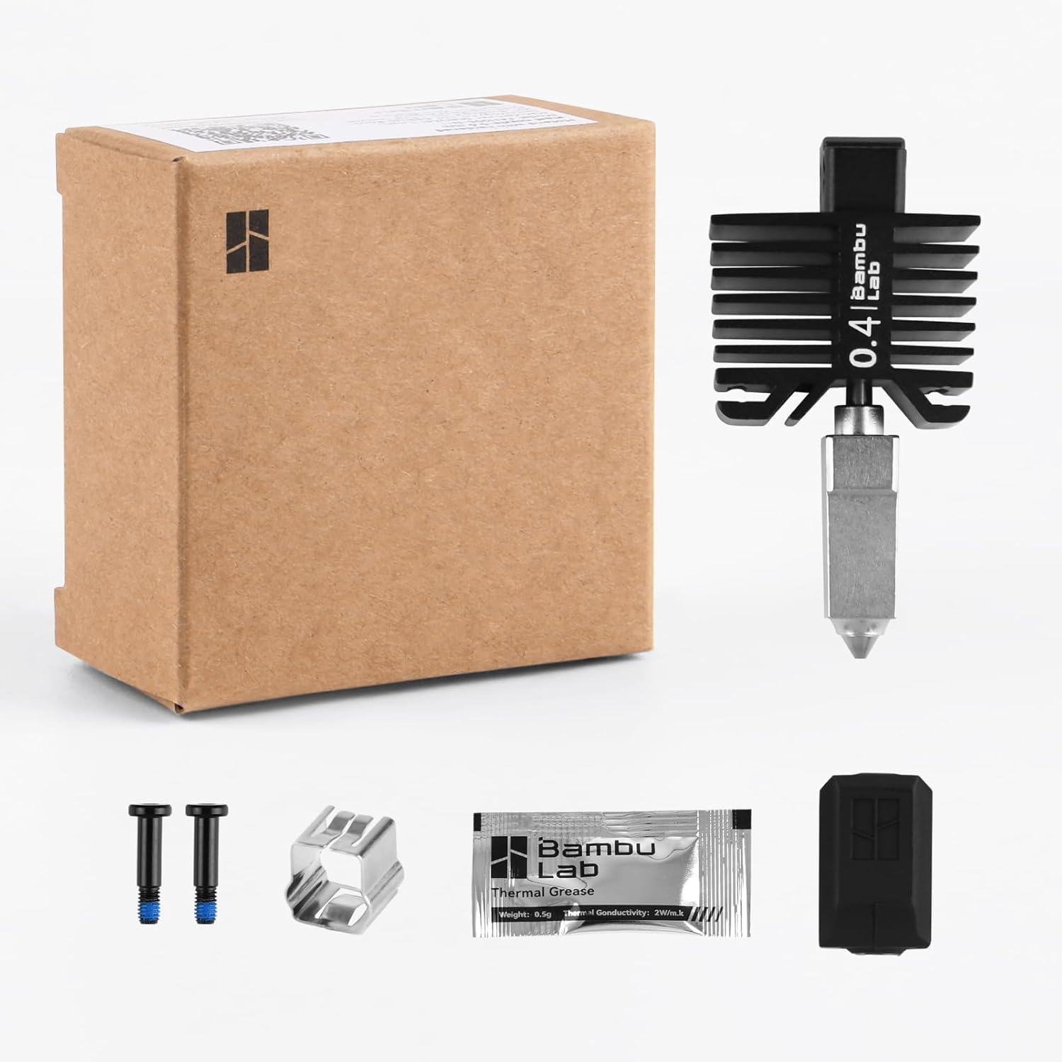 Bambu Lab Original 0.4mm Hardened Steel Nozzle Assembly Hotend Kit for X1 Series and P1 Series,Compatible with P1S P1P X1C X1 Carbon 3D Printer-picture-37