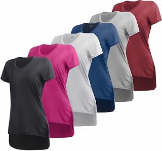 Kit 6 Camisetas Dry Fit Femininas Tapa Bumbum Academia Básicas