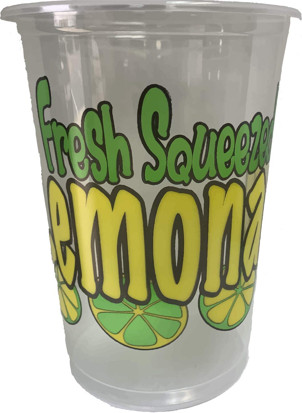 Big G's Famous Souvenir Lemonade Cups w/Lids & Straws 32oz - 500ct - Great For Concession Business, Restaurant, or Anyplace Drinks are Sold! By: Big G's Food Service.