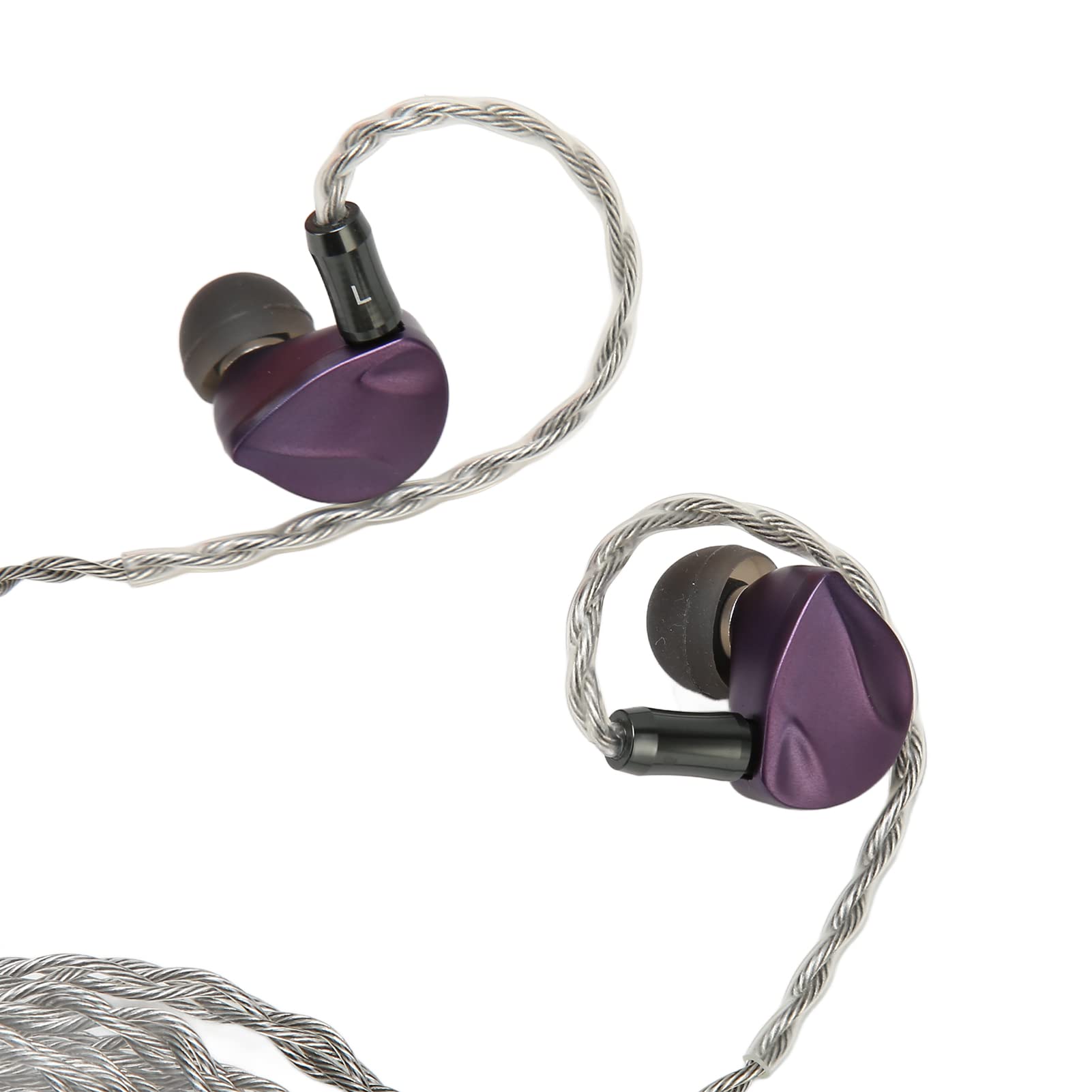 Cocoarm Monitor Earbuds z Odpinanym Kablem, HiFi 13mm Podwójny (2.5)