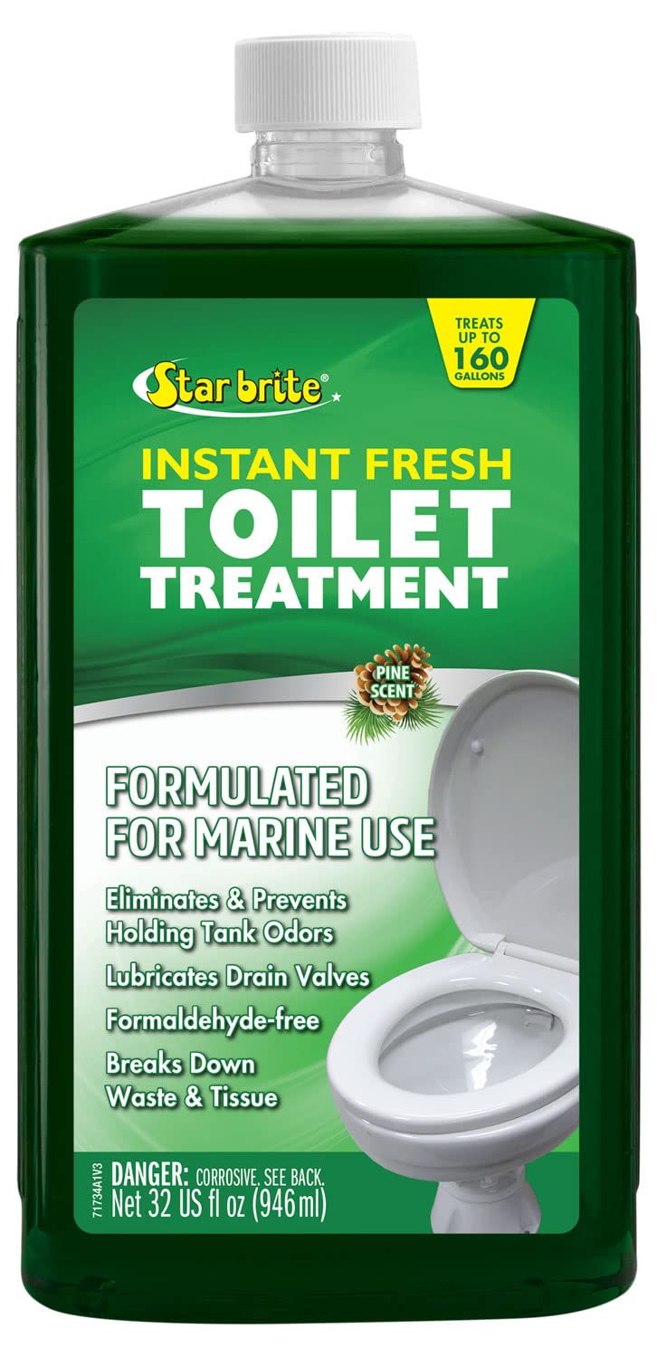 Instant Fresh Toilet Treatment - Pine Scent, Odor & Waste Control, 32 OZ (071734)