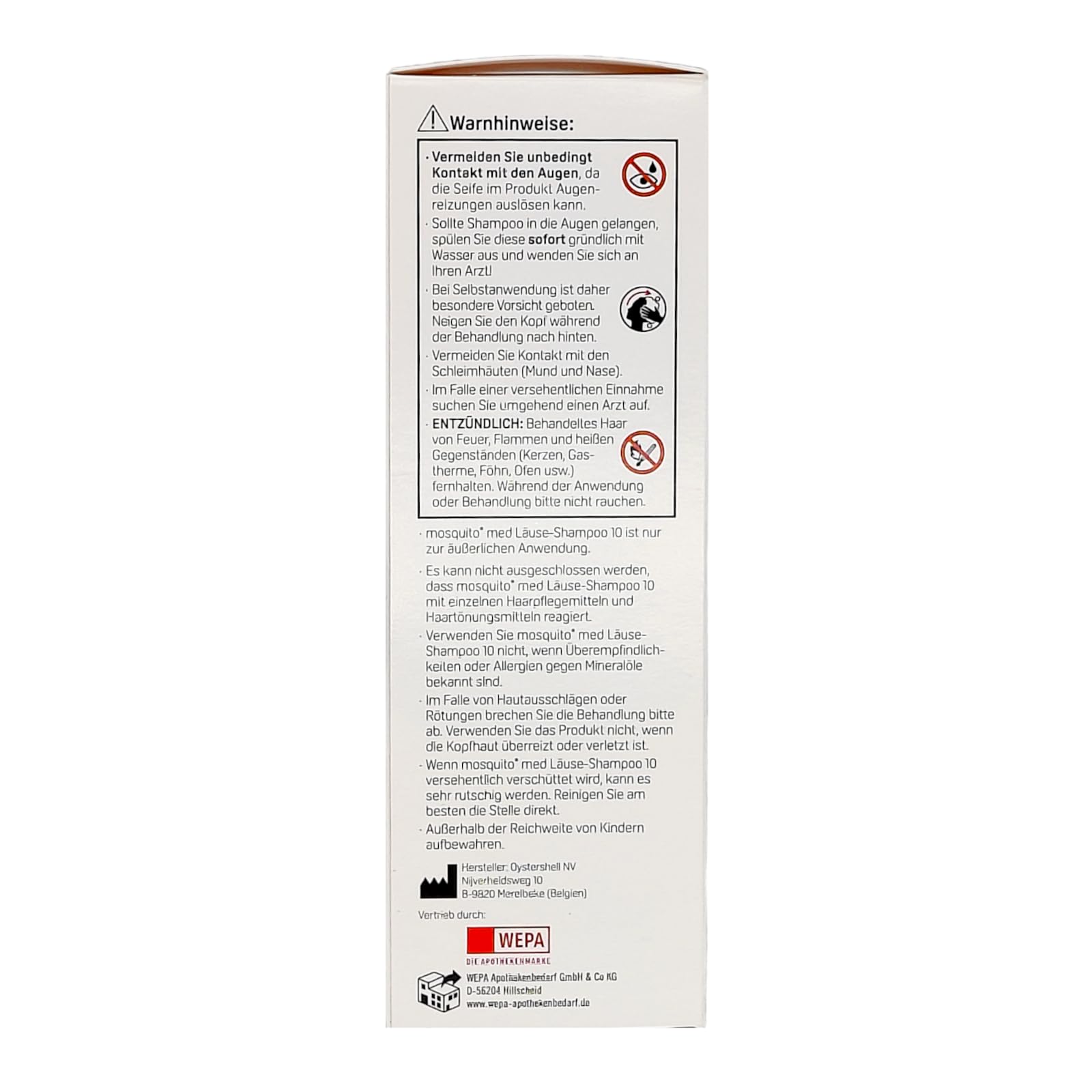 Mosquito med Läuse Shampoo 10, 3x 200 ml I Bekämpft Kopfläuse und Nissen I praktische Anwendung I Läusemittel I Familiengröße I Spar-Set plus Pharma Perle give-away (3x 200 ml)