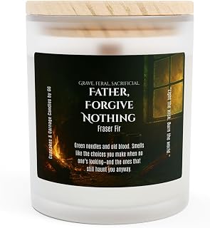 Inspired by Arcane Fraser Fir Candle | Father, Forgive Nothing | Dark Fantasy Gift