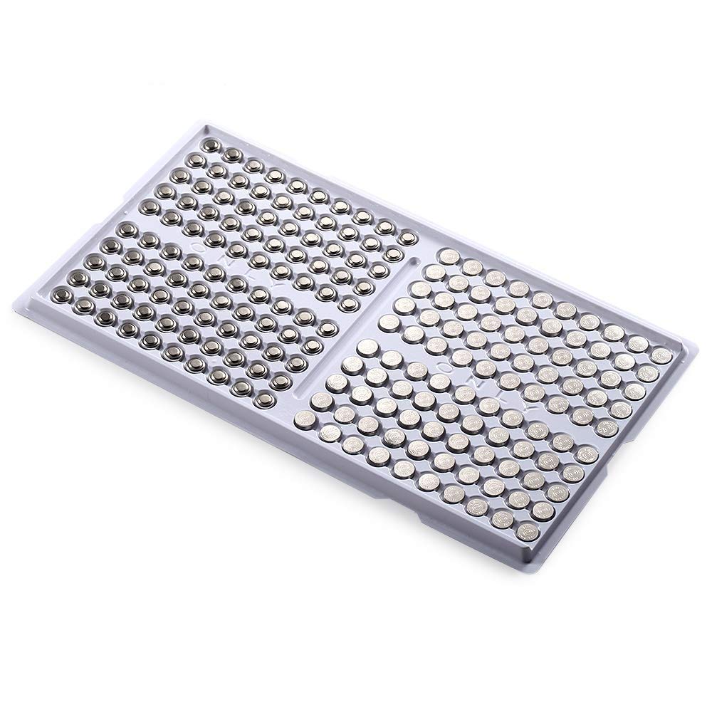 AG1 / 626/621 Coin Battery 1.55V 364 / LR 620 Silver Oxide Alkaline Button Cell Batteries for Watch and Calculator (Pack of 200)-picture-11