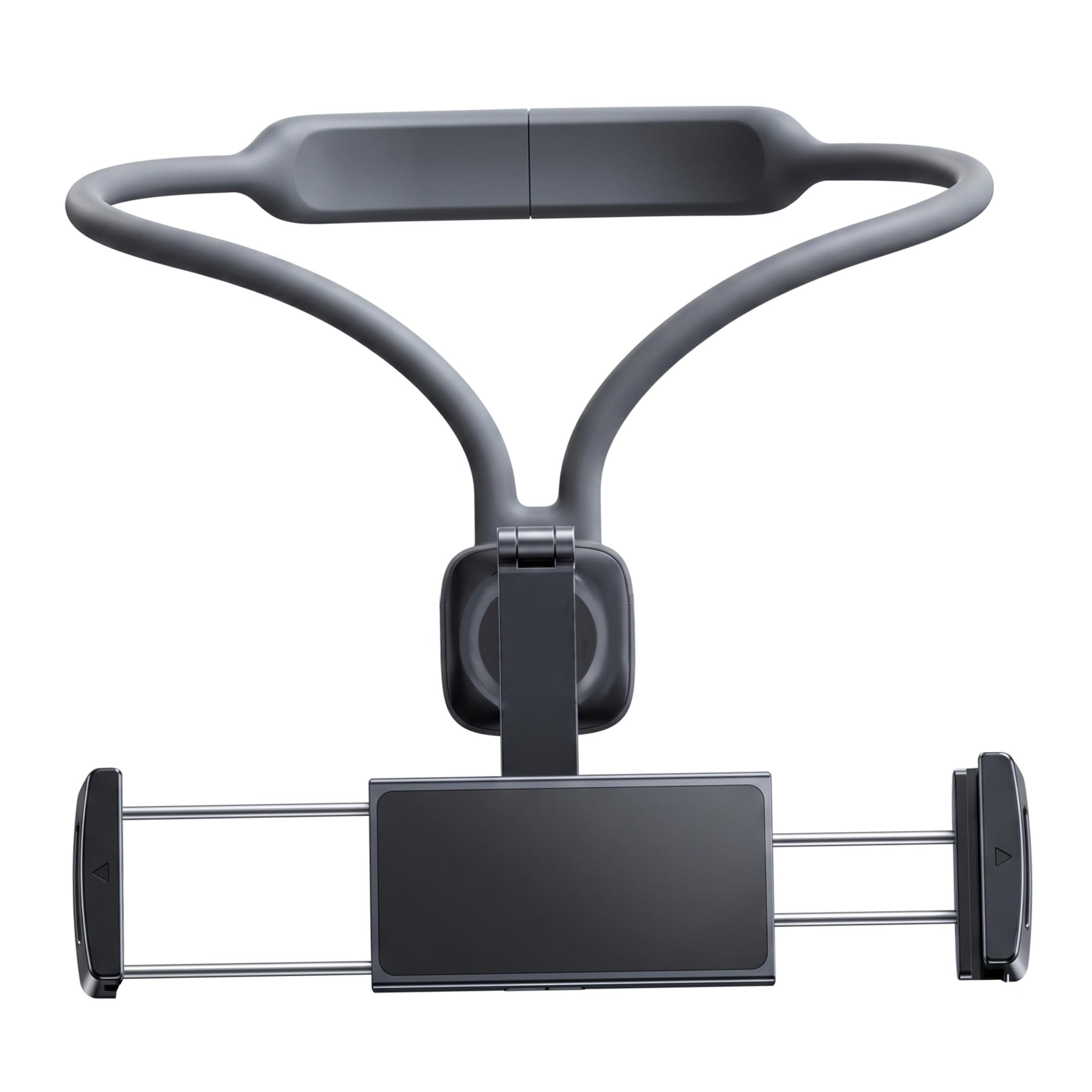 Supporto per tablet per poggiatesta, supporto sicuro per tablet da auto con vista regolabile Installazione senza attrezzi Elementi essenziali per viaggi su strada per bambini, auto