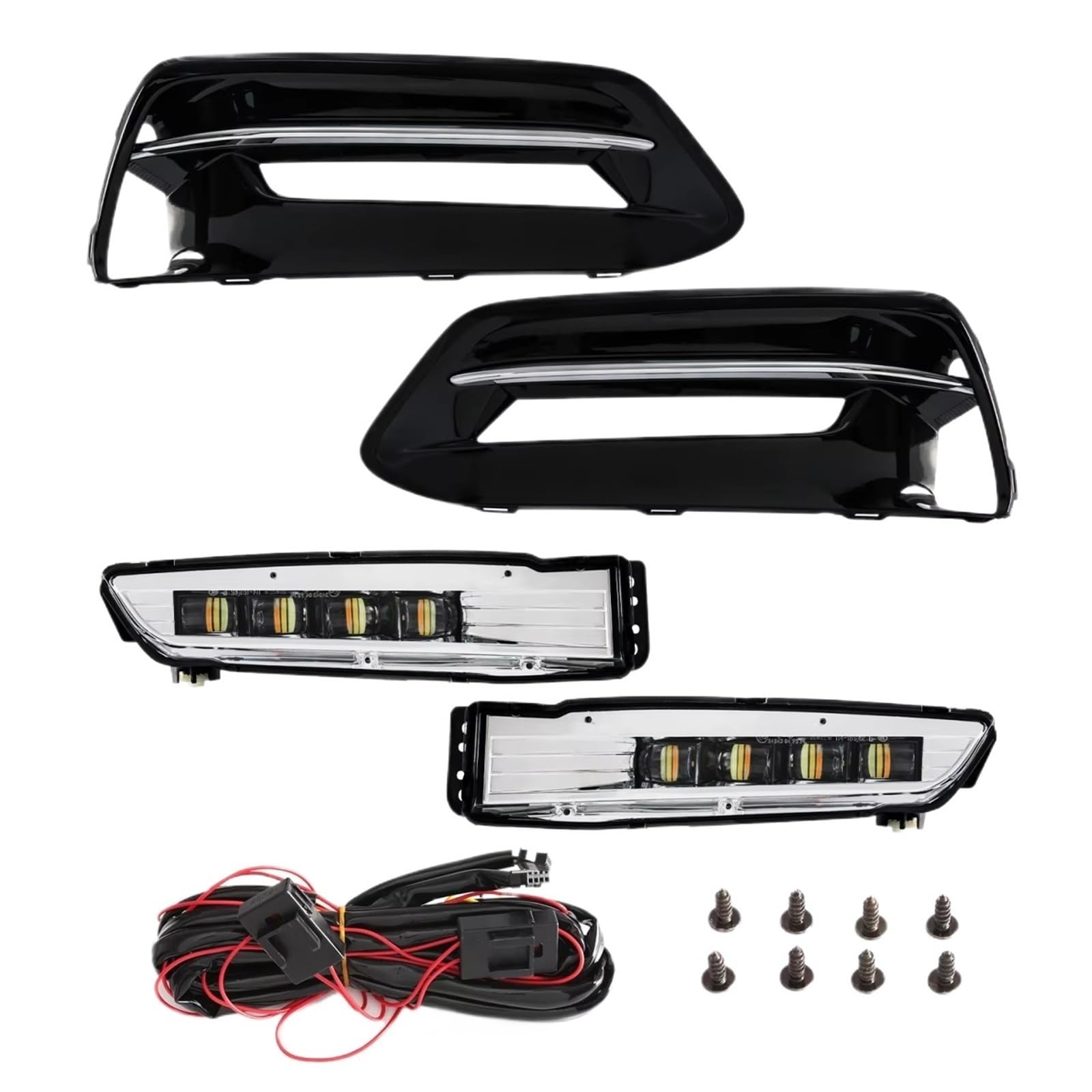 Luz De Circulación Diurna Para Accord 2018-2020 LED DRL Luz De Circulación Diurna Luces Señal Giro Fluida Dinámica Faro Blanco Amarillo Azul