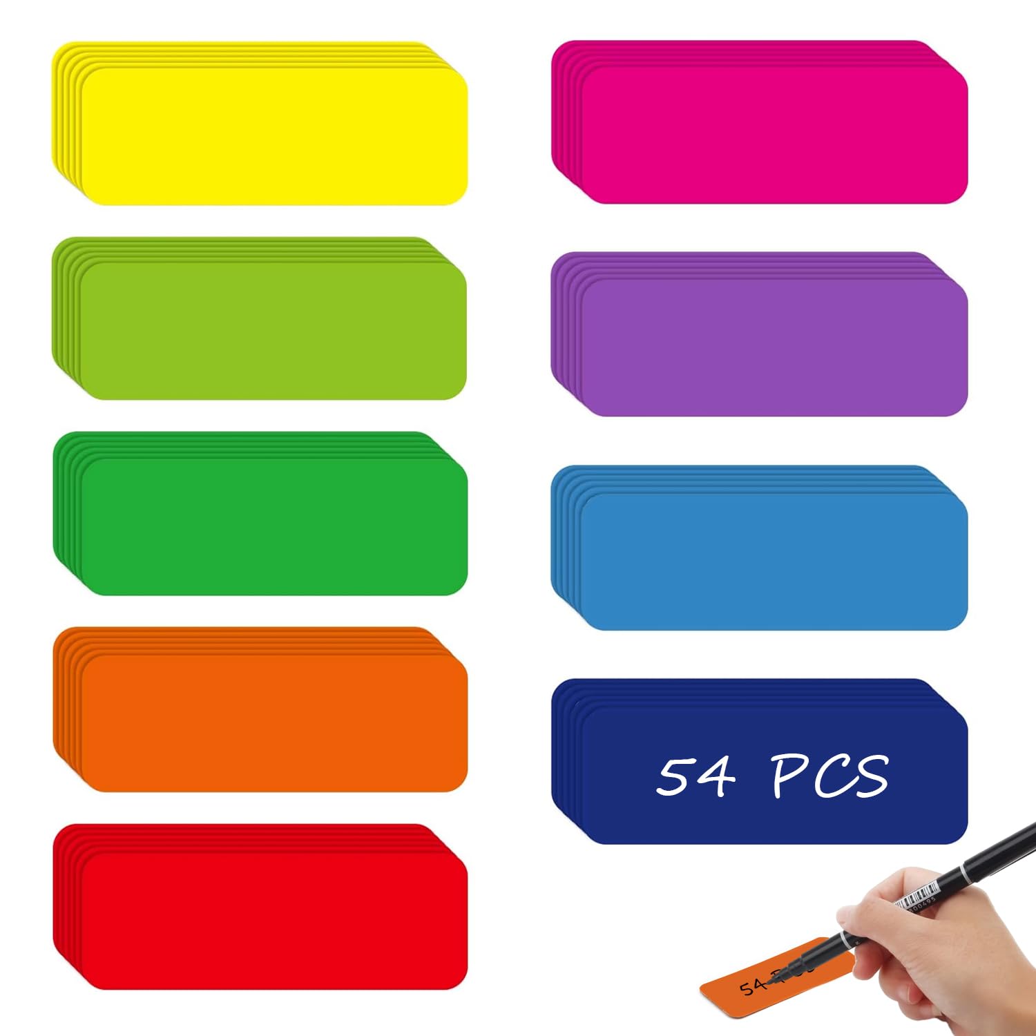 GOOLADA Lot de 24 aimants de réfrigérateur colorés assortis pour tableau blanc, pour salle de classe, bureau, école, cuisine, adulte