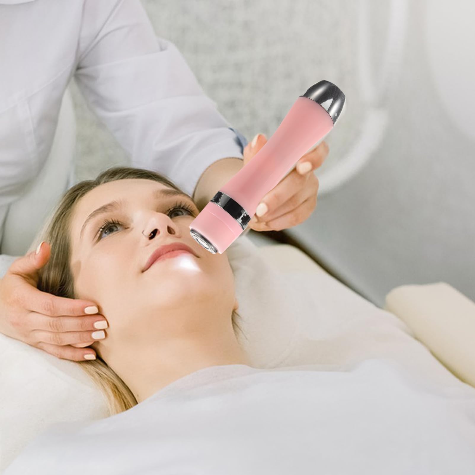 Afeitadora Eléctrica para Mujeres con 4 Cabezales Rosa
