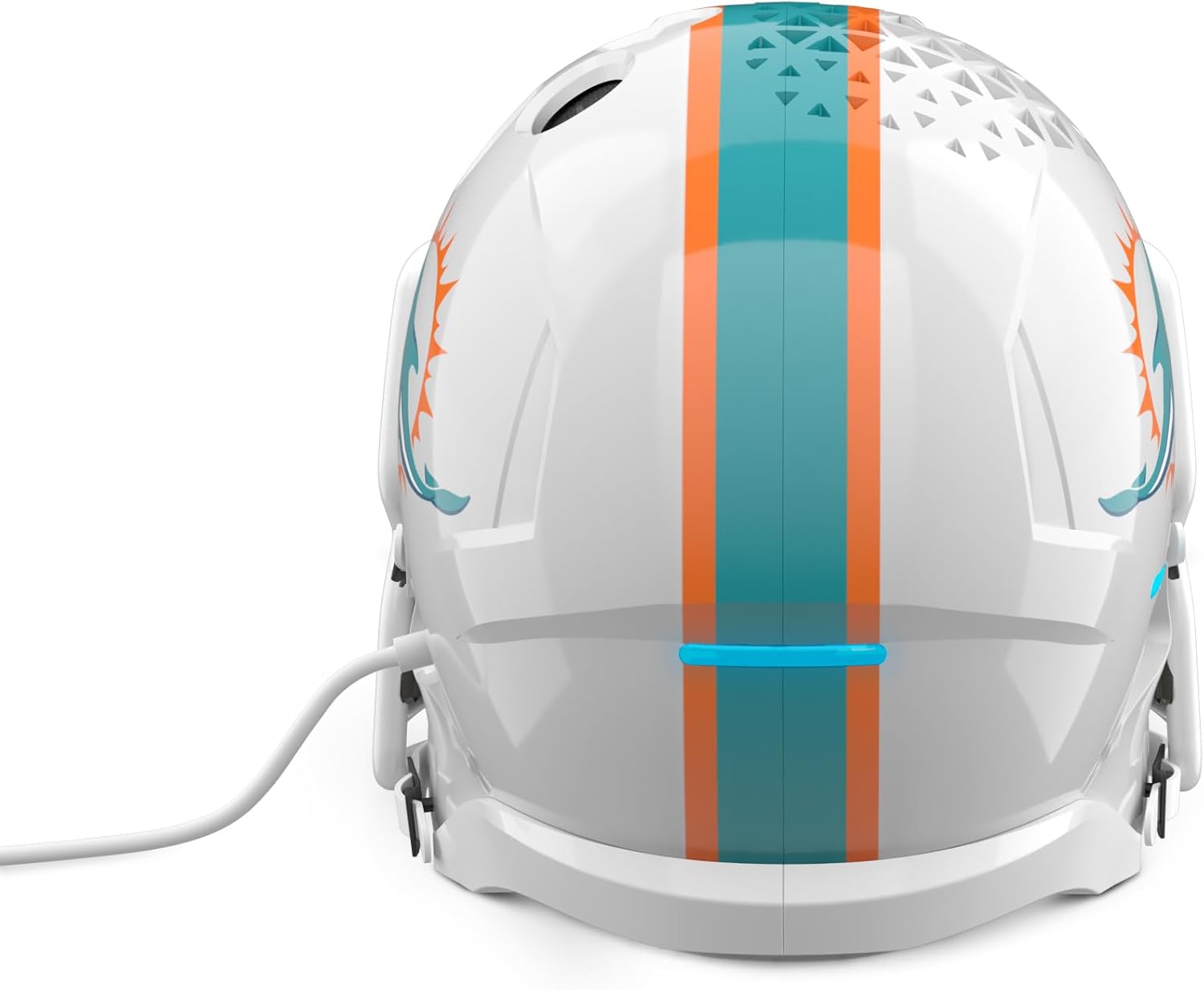 NFL Echo Dot Bundle: Includes Echo Dot | Charcoal and Limited-Edition NFL Helmet Stand | Miami Dolphins