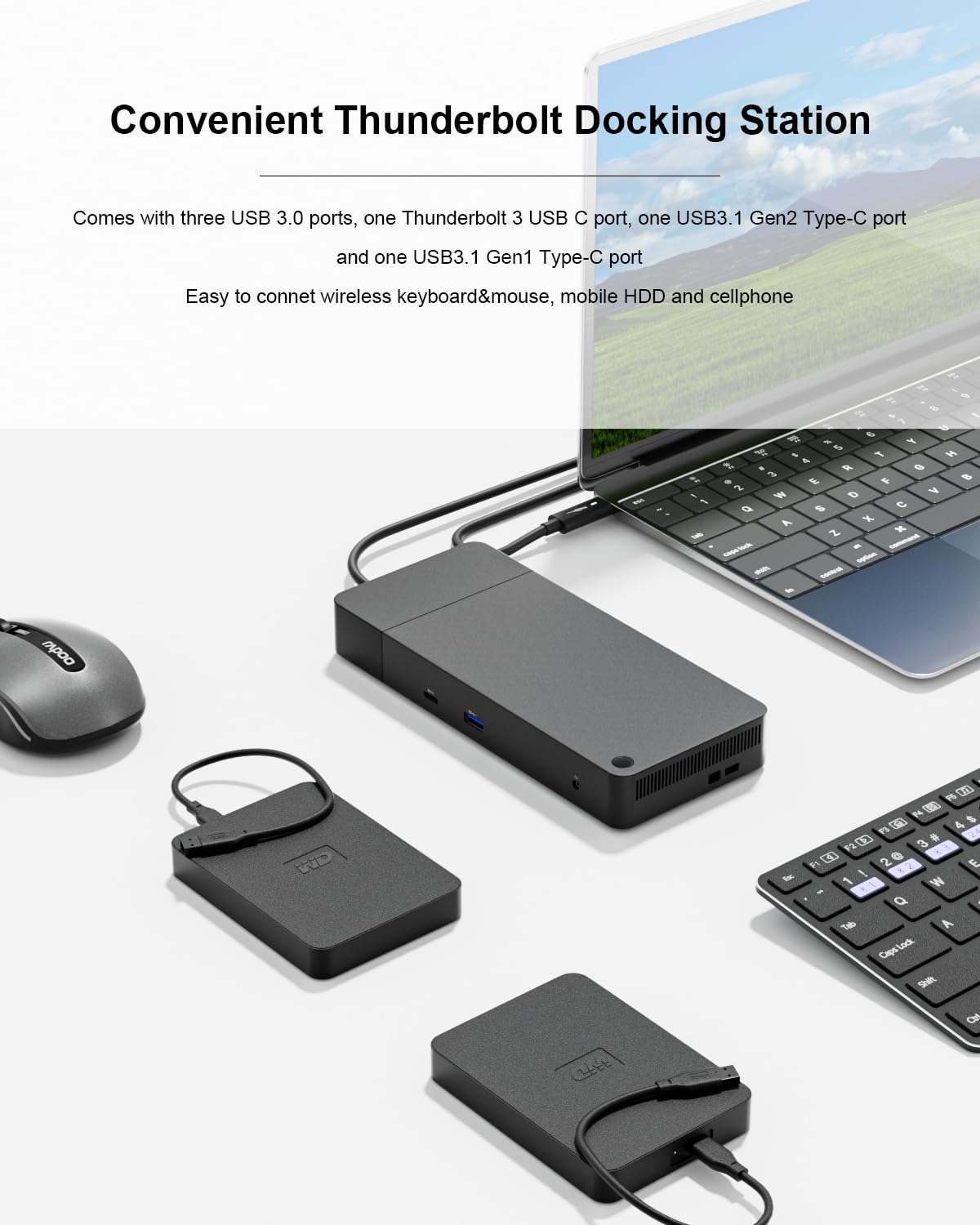 Amazon.co.jp: WD19 Thunderbolt ドッキングステーション USB C 