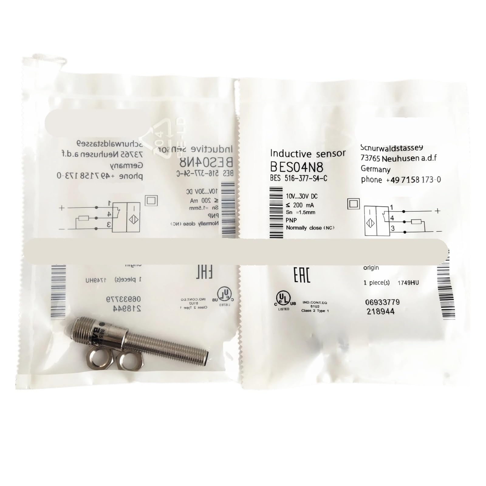 CXFCIHFT 1PCS BES516-377-S4-C Proximity Switch Sensor