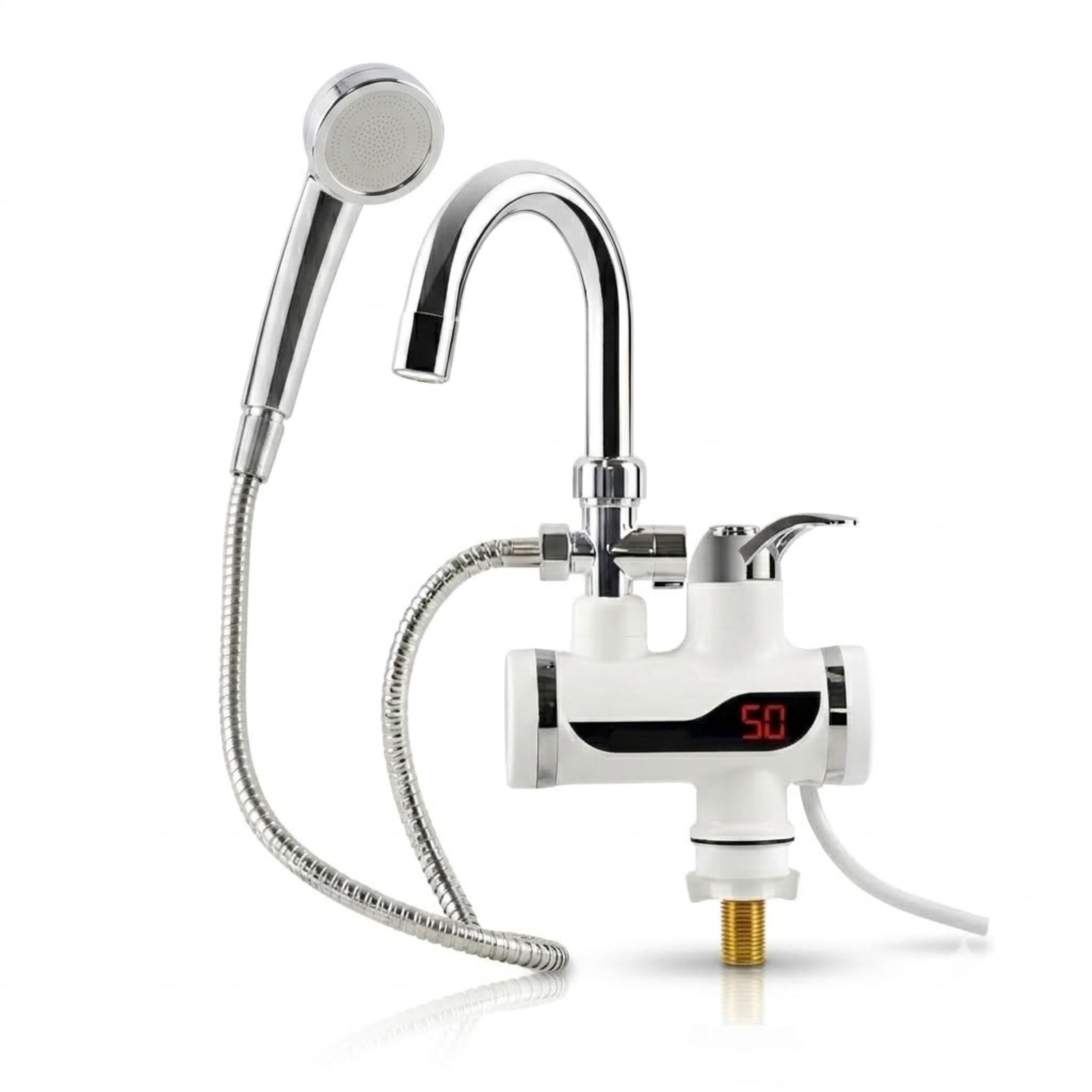 Drumstone 2-in-1 Instant Electric Water Heater with Shower & Faucet, Fast Heating Tap Geyser for Bathroom, Kitchen Sink & Wash Basin, Compact Hot Water Solution for Home Use-image-25