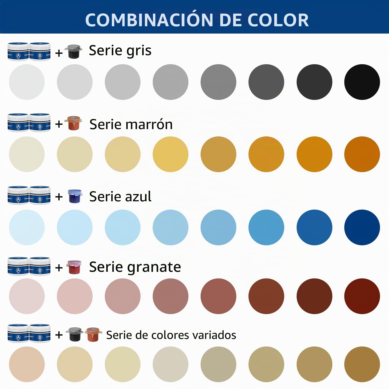 Kit de reparación de mármol y granito, piedra de porcelana y cuarzo para encimeras. Kit de reparación para astillas, abolladuras, grietas y agujeros. Corrige bordes y esquinas astilladas, vuelve a