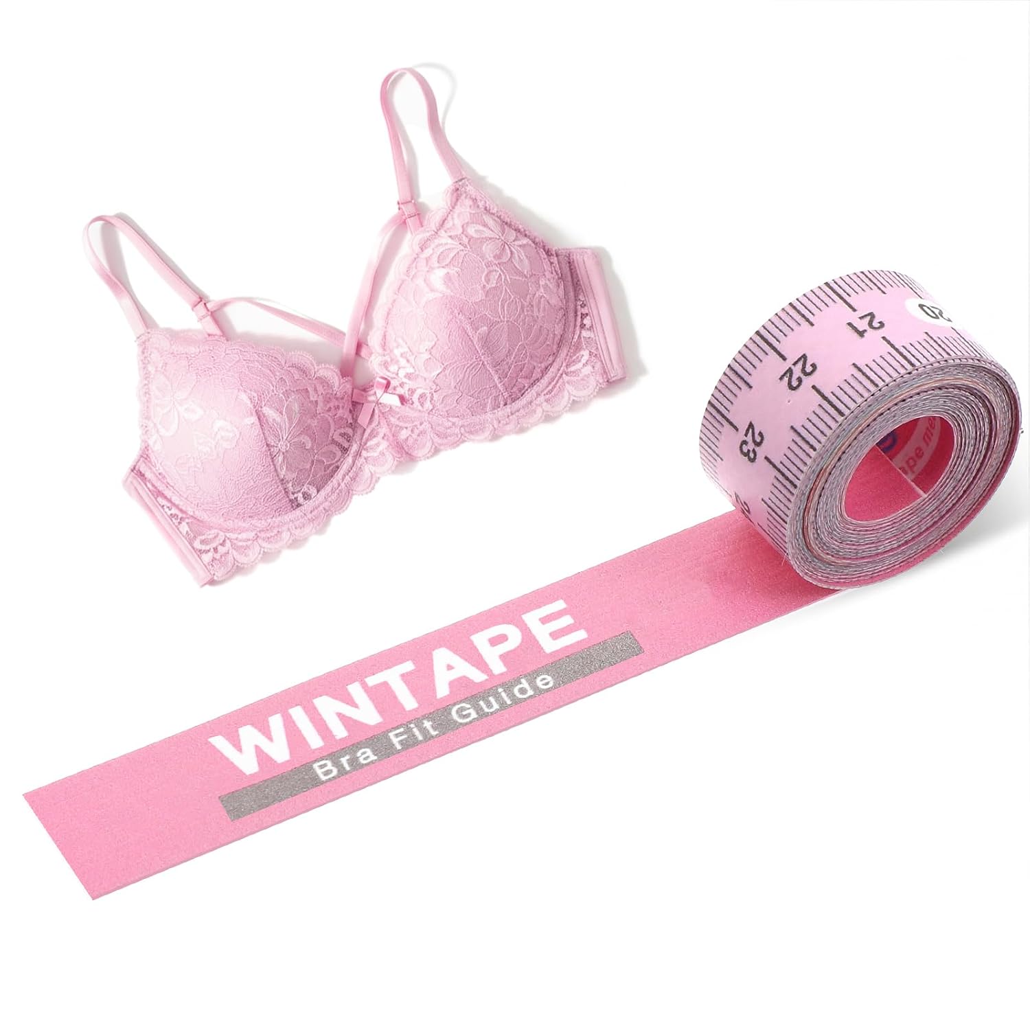 Bust Measure Tape, Body Bust Measure Tape, 60 Inch Chest Measurement Tapes, Body Measuring Tapes for Women and Girls (Pink)
