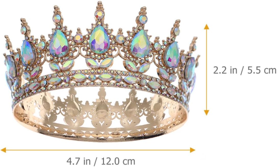 Bridal Crown Crystal Tiara with Rhinestone Alloy for Bridal Hair