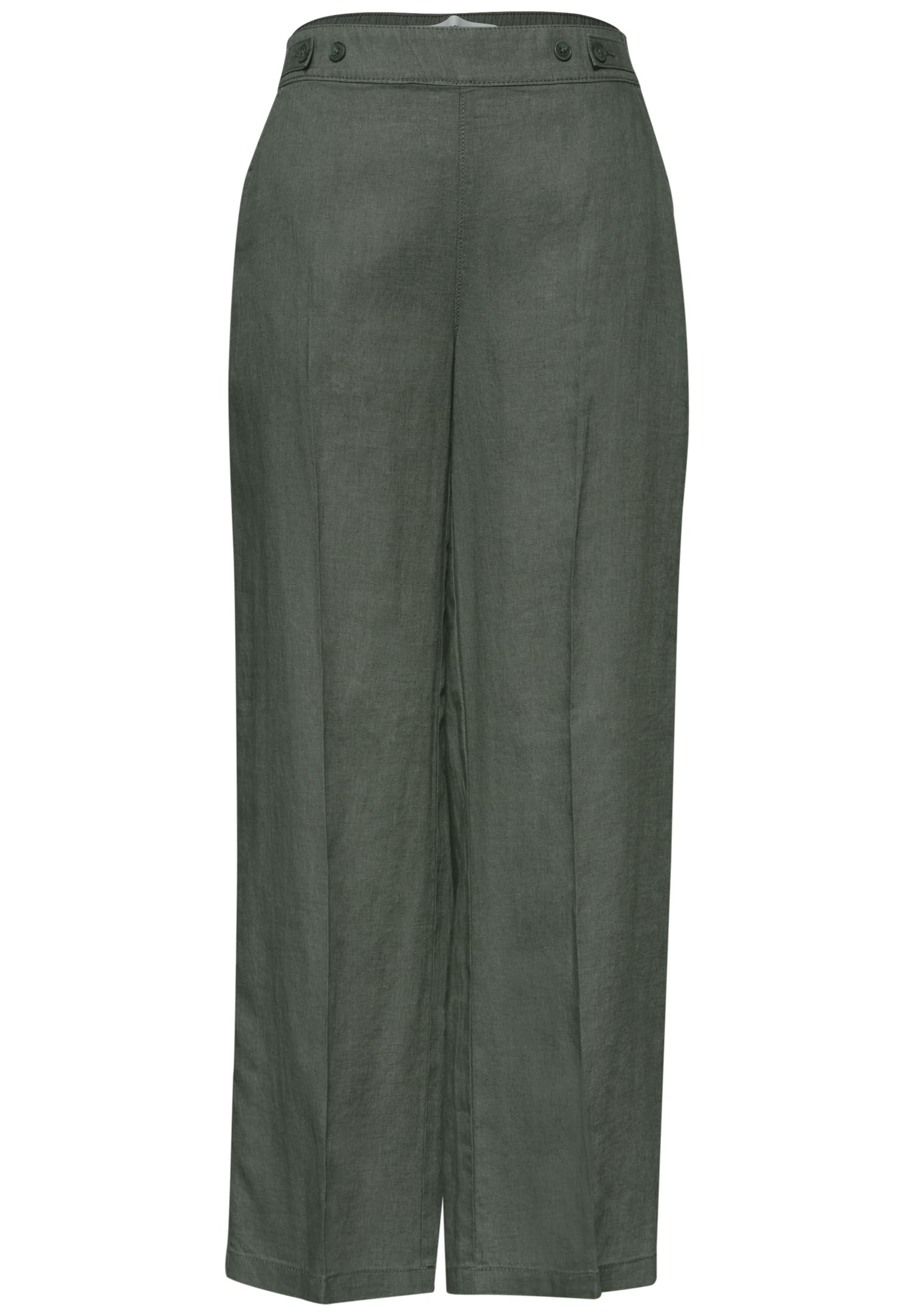 Street One - 3716896, Pantaloni in Lino con Bottoni Donna