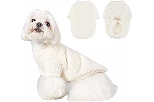 White Dog Sweater Makes Your Furry Friends Warm and Comfortable