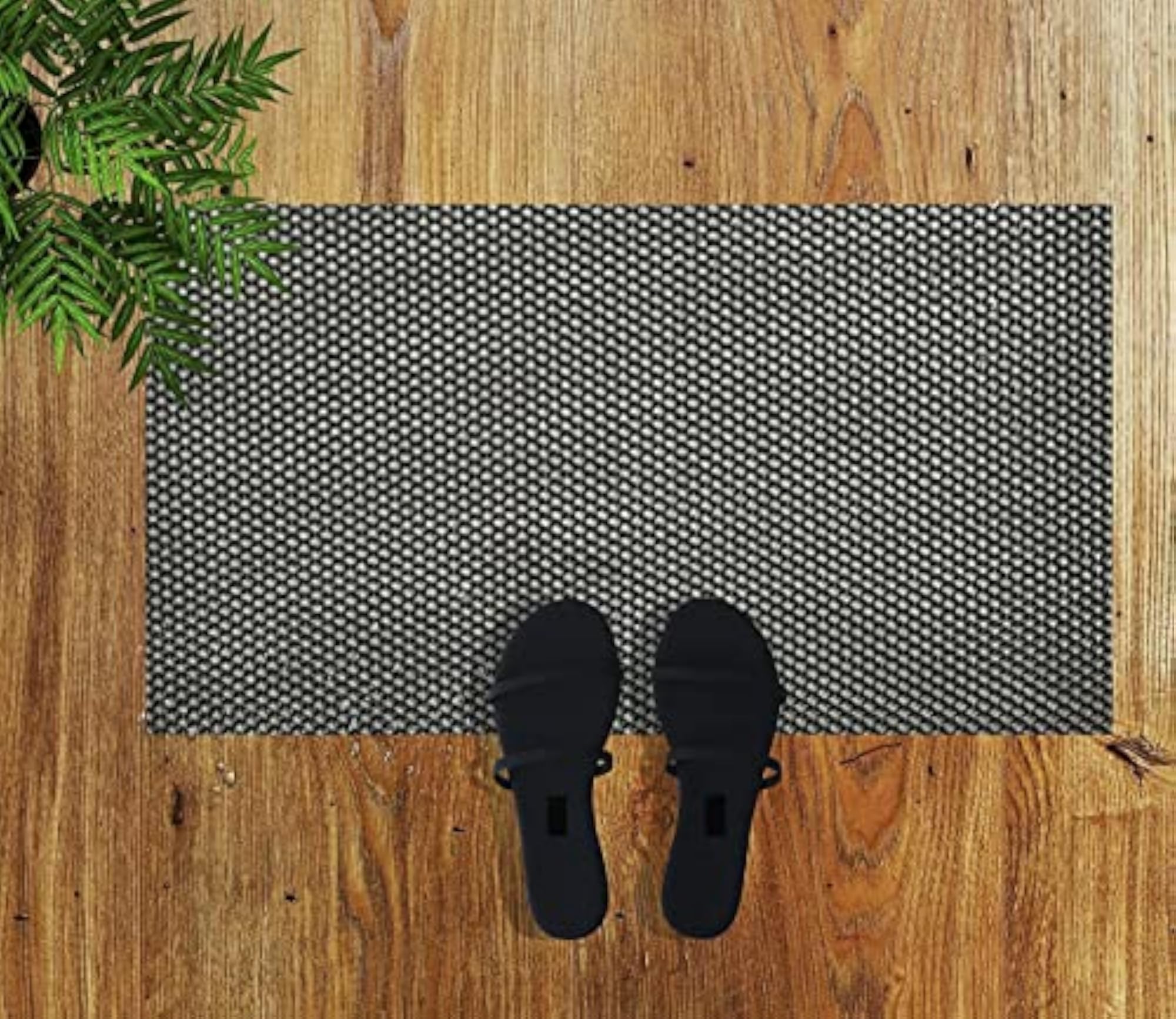 Rectangular Jali PVC Mat Doormat, Anti-Skid for Indoor & Outdoor Use
