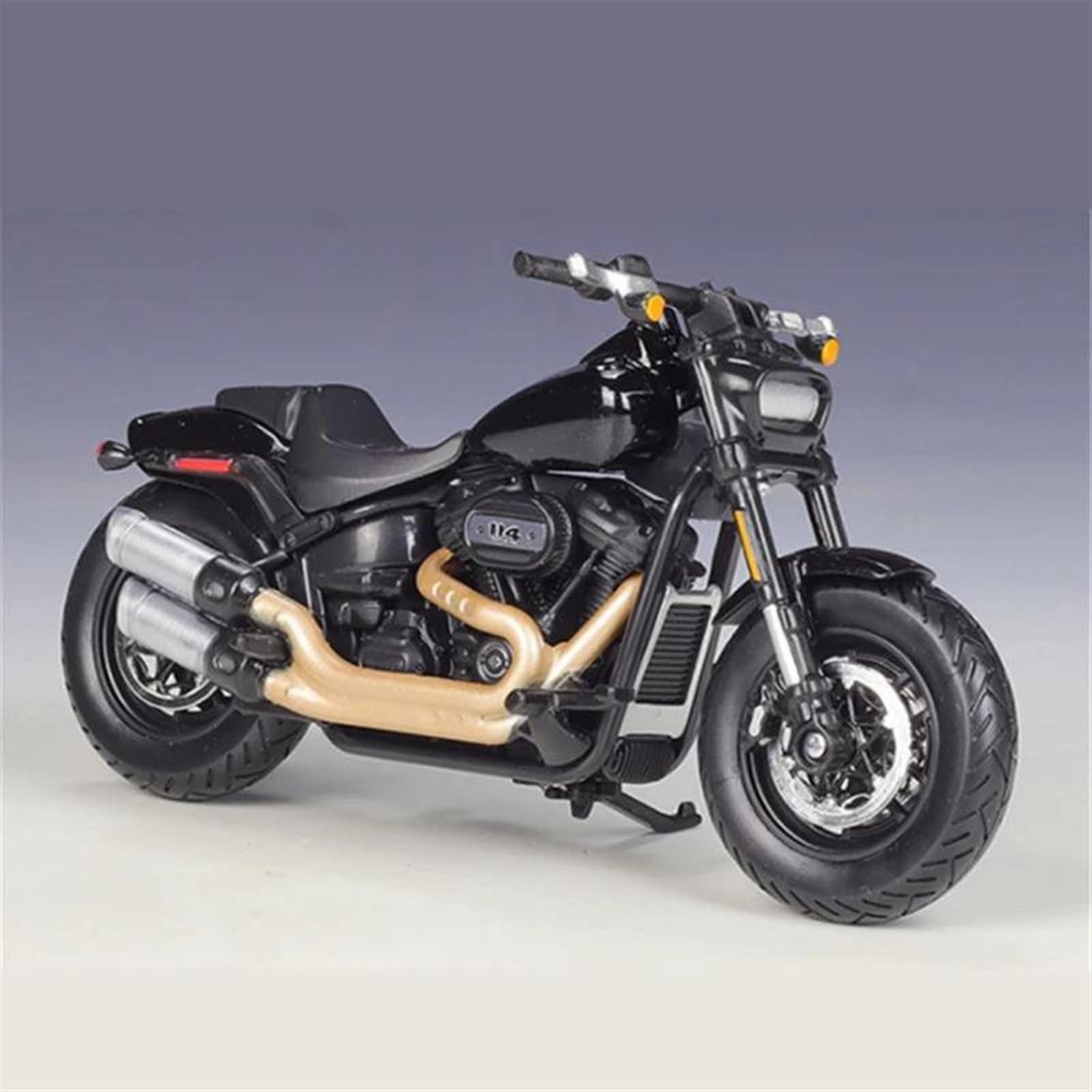 SEYXF Motorbike Toy for Harley for Davidson for Fat Bob 114 1:18 Motorcycle Model Die Cast Vehicles Collectible Hobbies Toys Birthday Gift