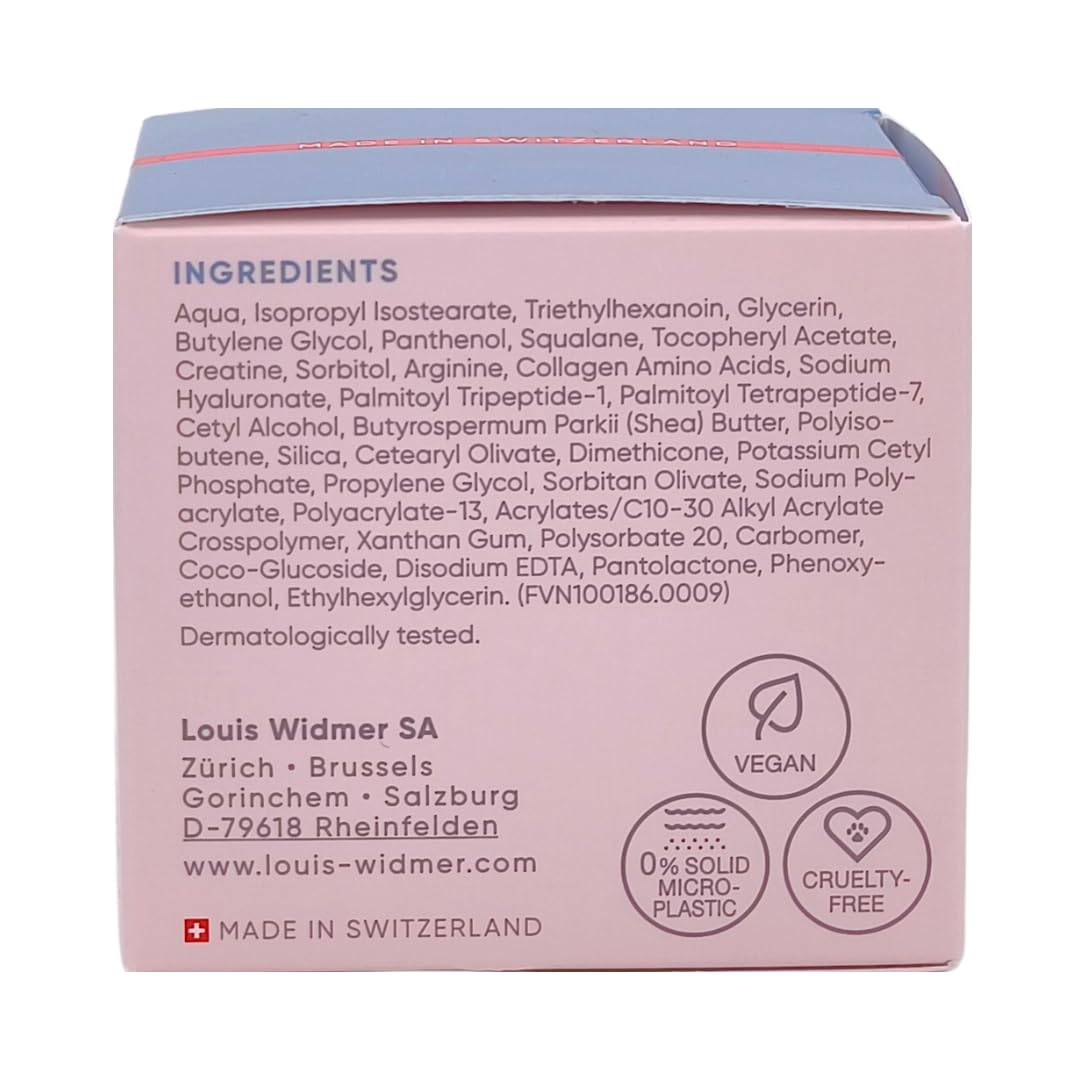 Louis Widmer hydraderm Tagesemulsion unparfümiert 3x 50 ml I für normale & Mischhaut I Anti-Ageing Tagespflege I intensive Feuchtigkeit I Hyaluronsäure I Spar-Set plus Pharma Perle give-away