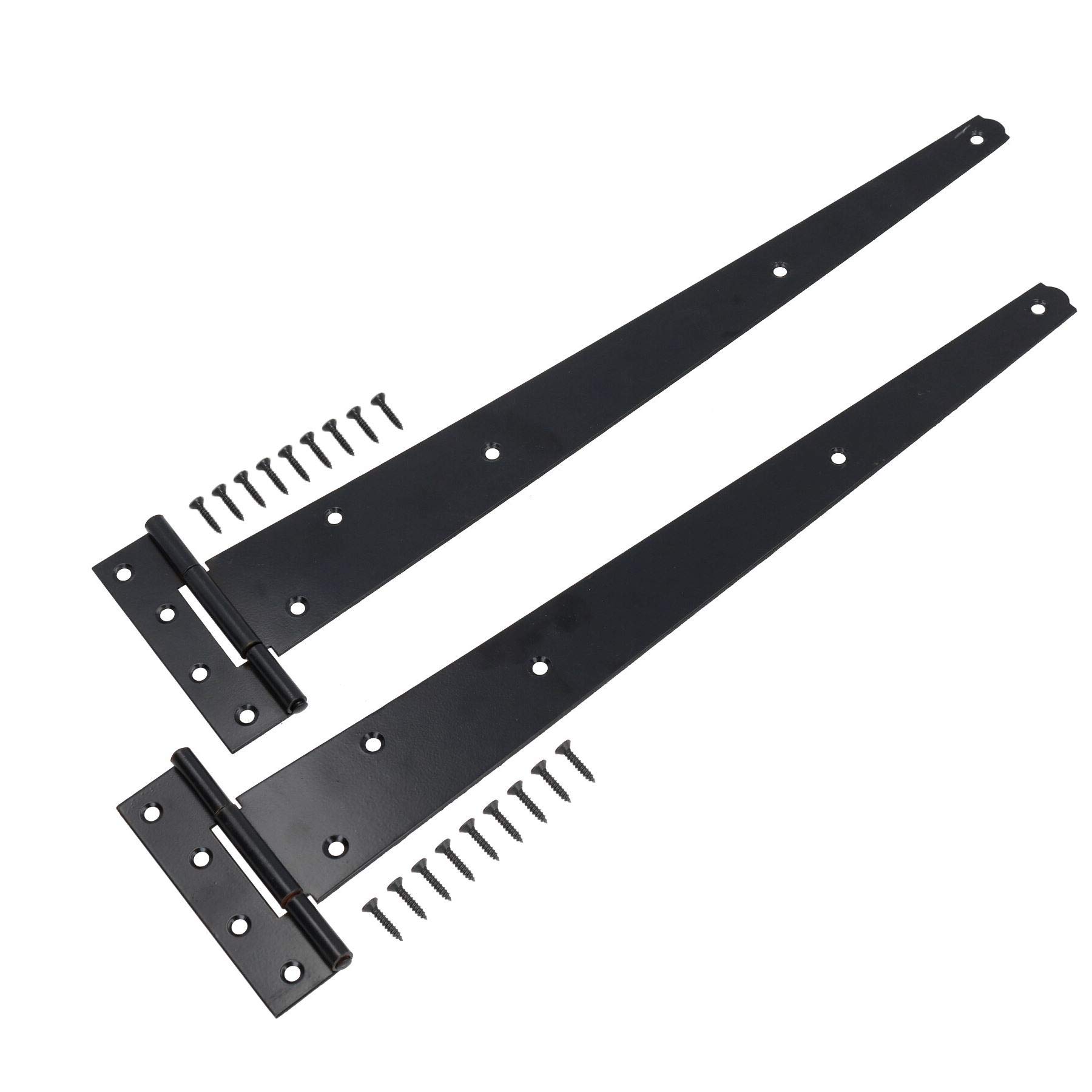 18” (450mm) Heavy Duty T Tee Hinges for Doors + Gates with Fixing Screws 2pc