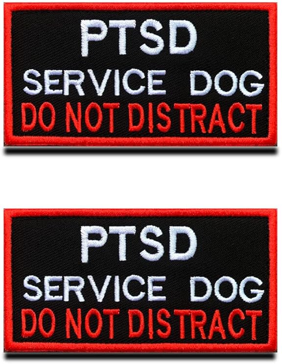 Zcketo 2 PCS PTSD Service Dog Do Not Distract Dog Vests