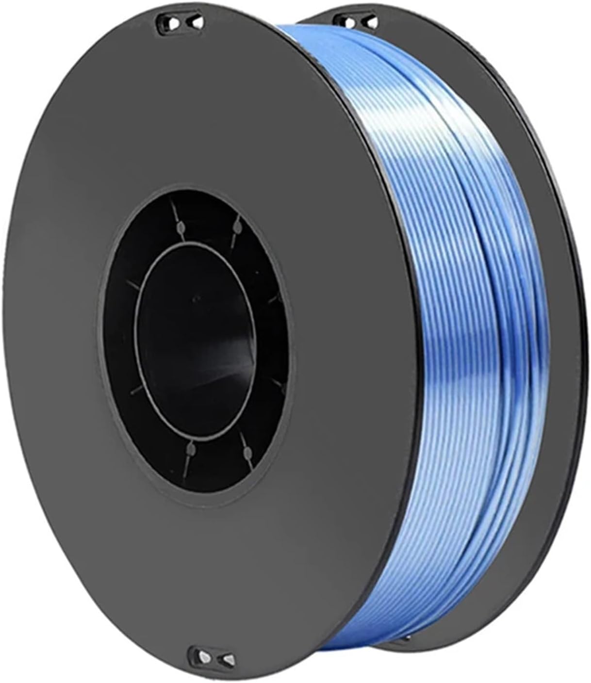 Silk Dual Color PLA 3D Printer Filament 1.75mm 1KG - Blue & Silver, Magic Sublimation Duotone 3D Printing Material