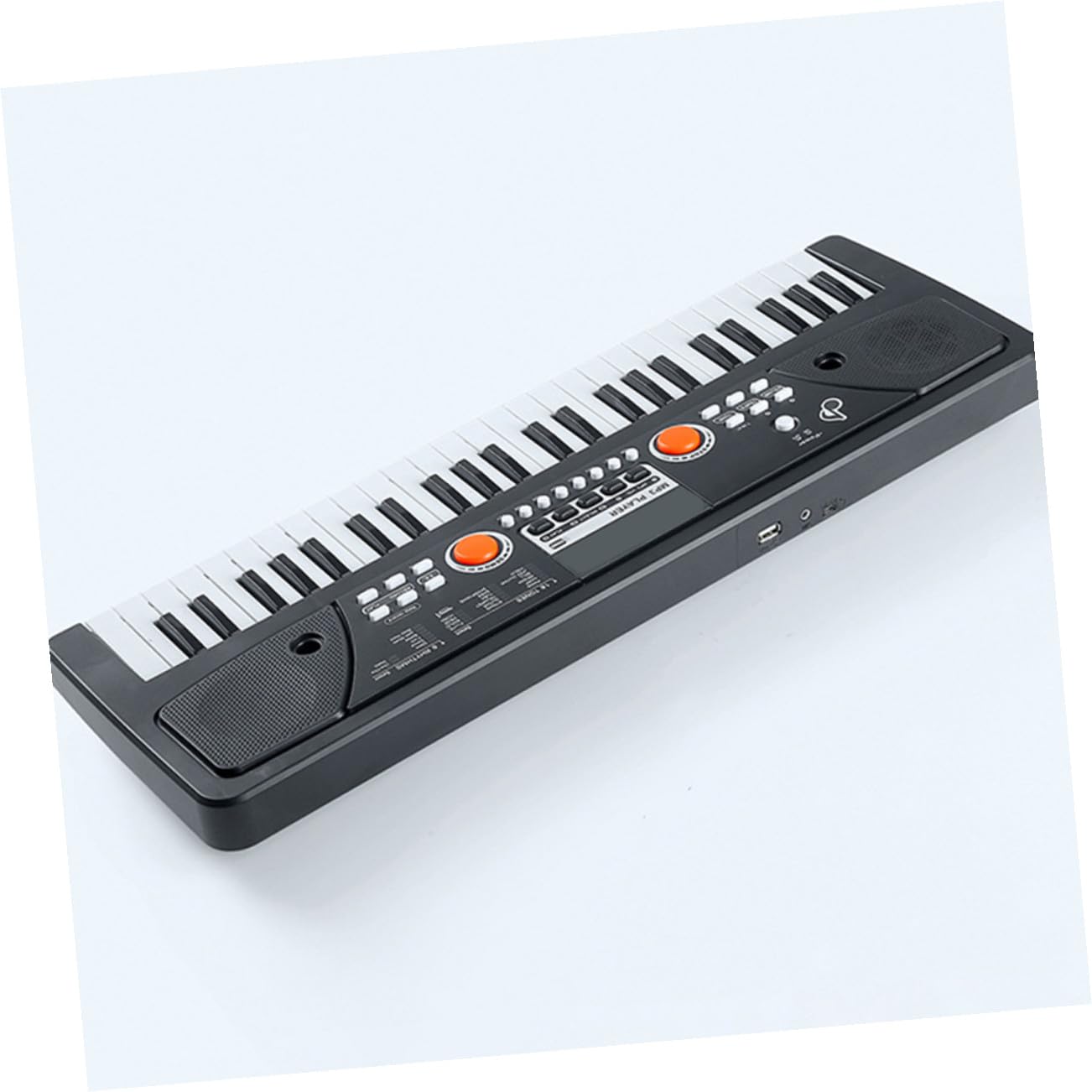 VICASKY Tastiera Elettronica per Bambini 49 Tasti Multifunzione in Plastica con Microfono, Giocattolo Musicale Educativo per Natale e Compleanni