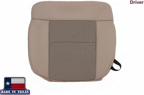 Miniatura 7 de 2004 2005 2006 Ford F150 Lariat XLT FTX Fundas de asiento de tela marrón (espuma de cojín inferior del conductor)