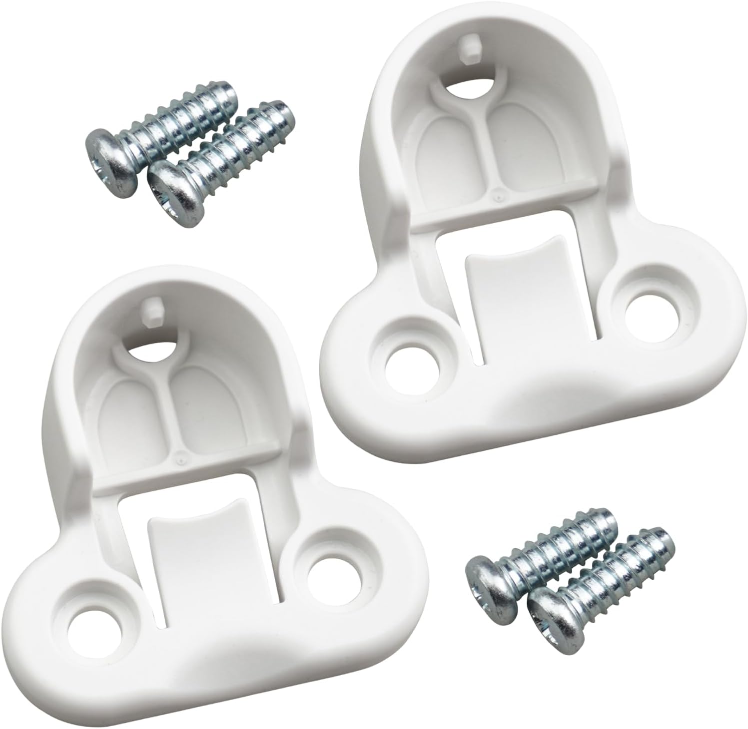 KOMPLEMENT 130527 Clothes Rail Suitable as Replacement Part for IKEA PAX Clothes Rail Holder (Pack of 2)