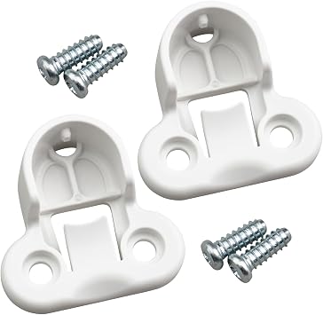 KOMPLEMENT 130527 Clothes Rail Suitable as Replacement Part for IKEA PAX Clothes Rail Holder Pack of 2