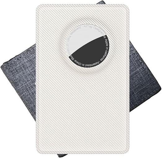 mutural portable case for new airtags trackercredit card size card compatible with airtag for walletpursebackpackcard caseslim safety anti lost